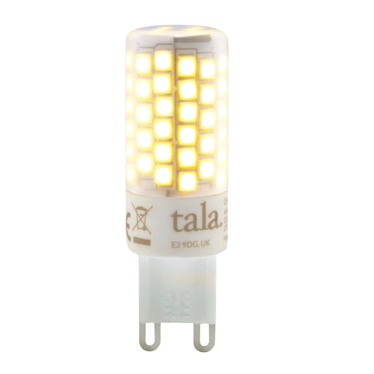Dimmbar - Watt, Warmweiß, 3,6 tala G9 LED Tala G9, LED-Leuchtmittel