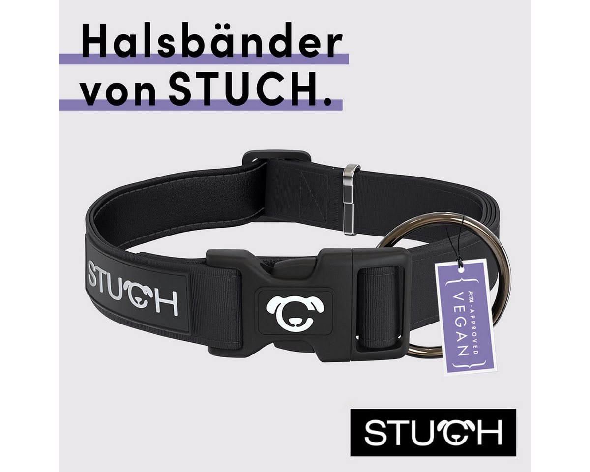 Thumbnail - STUCH Hunde-Halsband STUCH Hundehalsband - verstellbares und gepolstertes Nylon Halsband