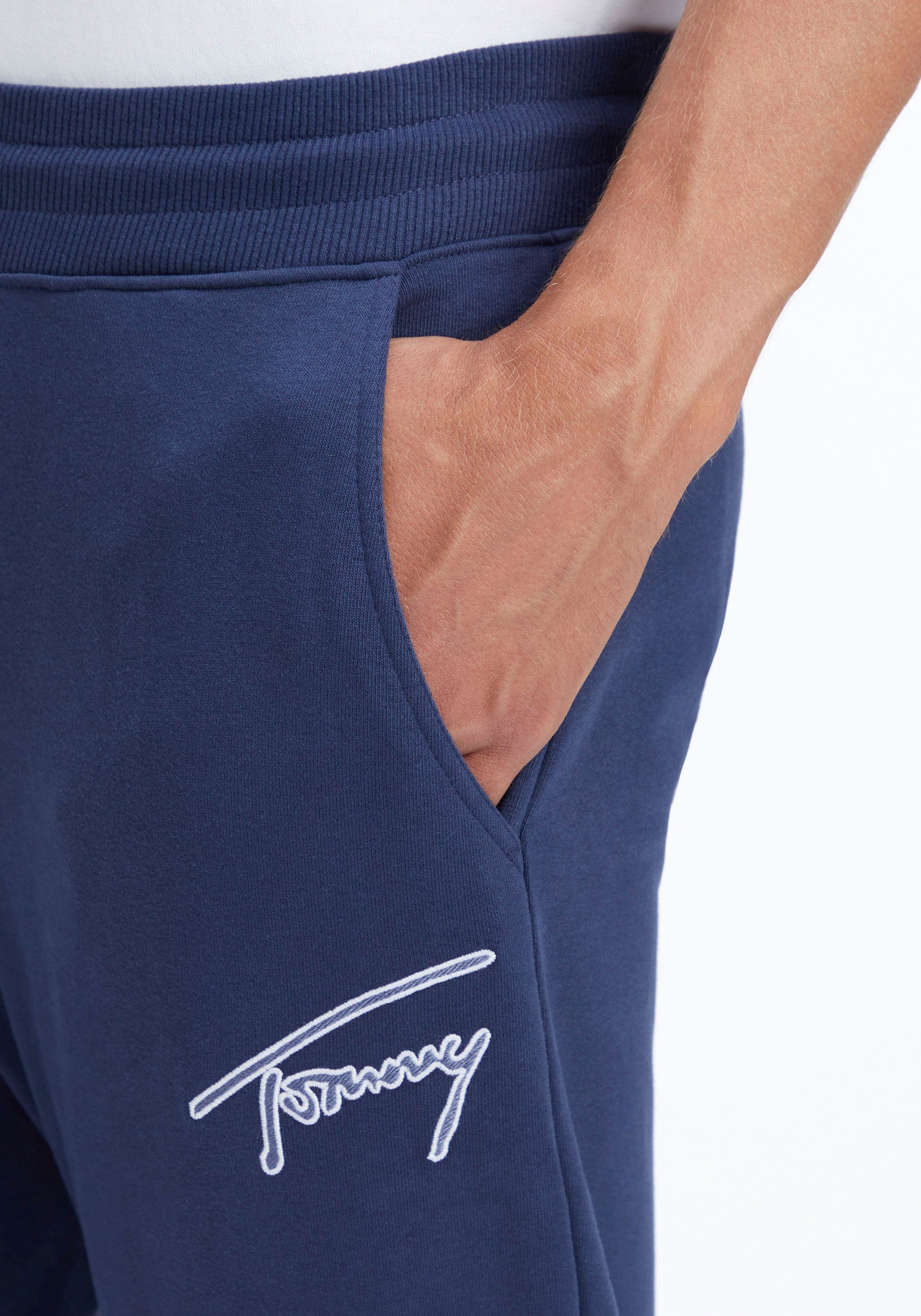 SWEATPANTS Kordelzug Tommy Twilight Jeans SIGNATURE mit REG TJM Sweatpants Navy