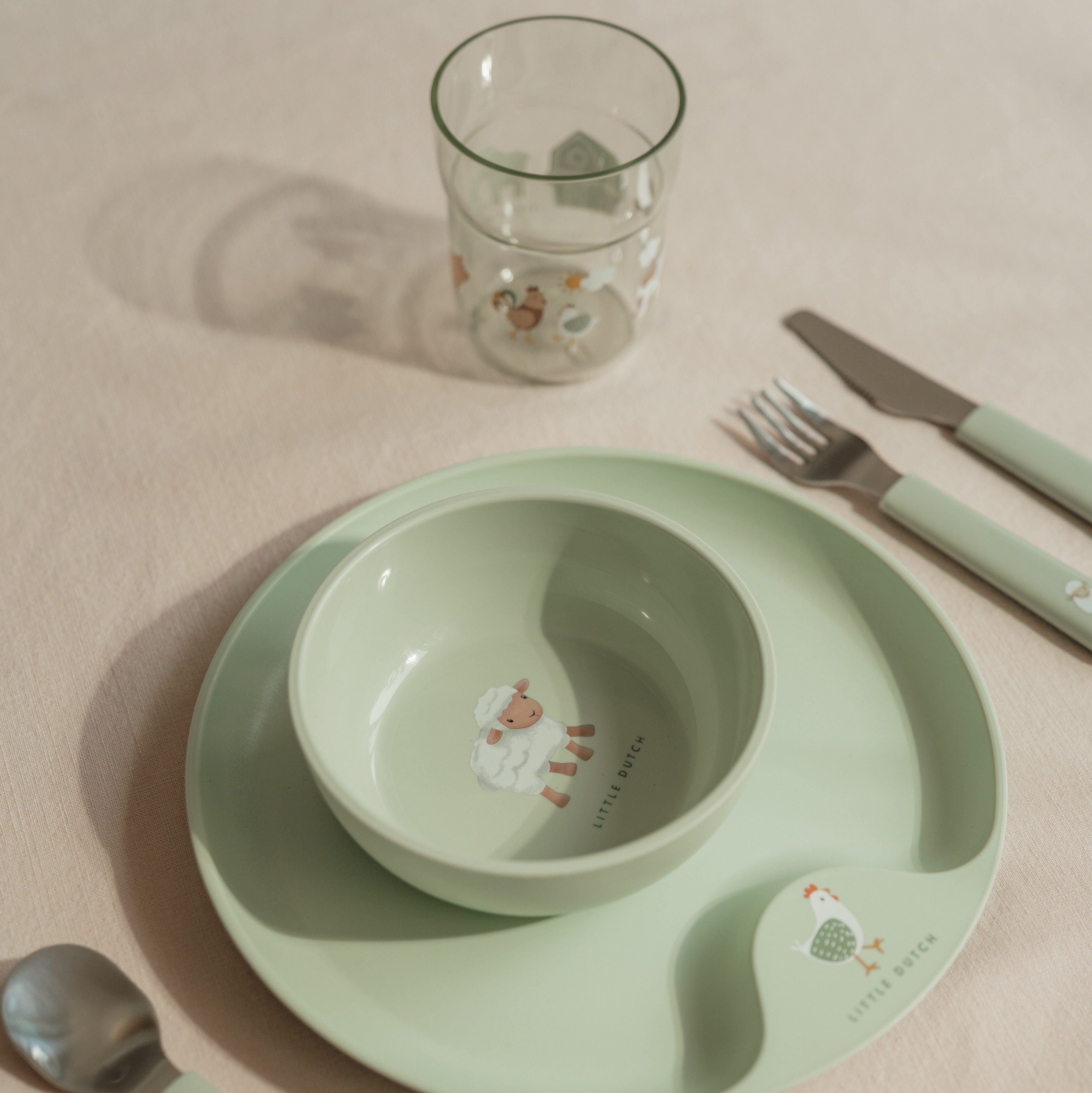 Mepal Kinderbesteck Mepal Mio Kindergeschirr Set - Forest Friends