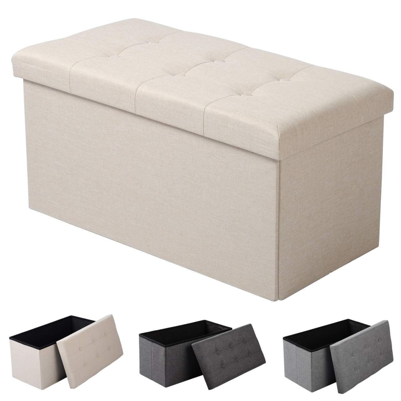 Sitzhocker Wei Mit Stauraum