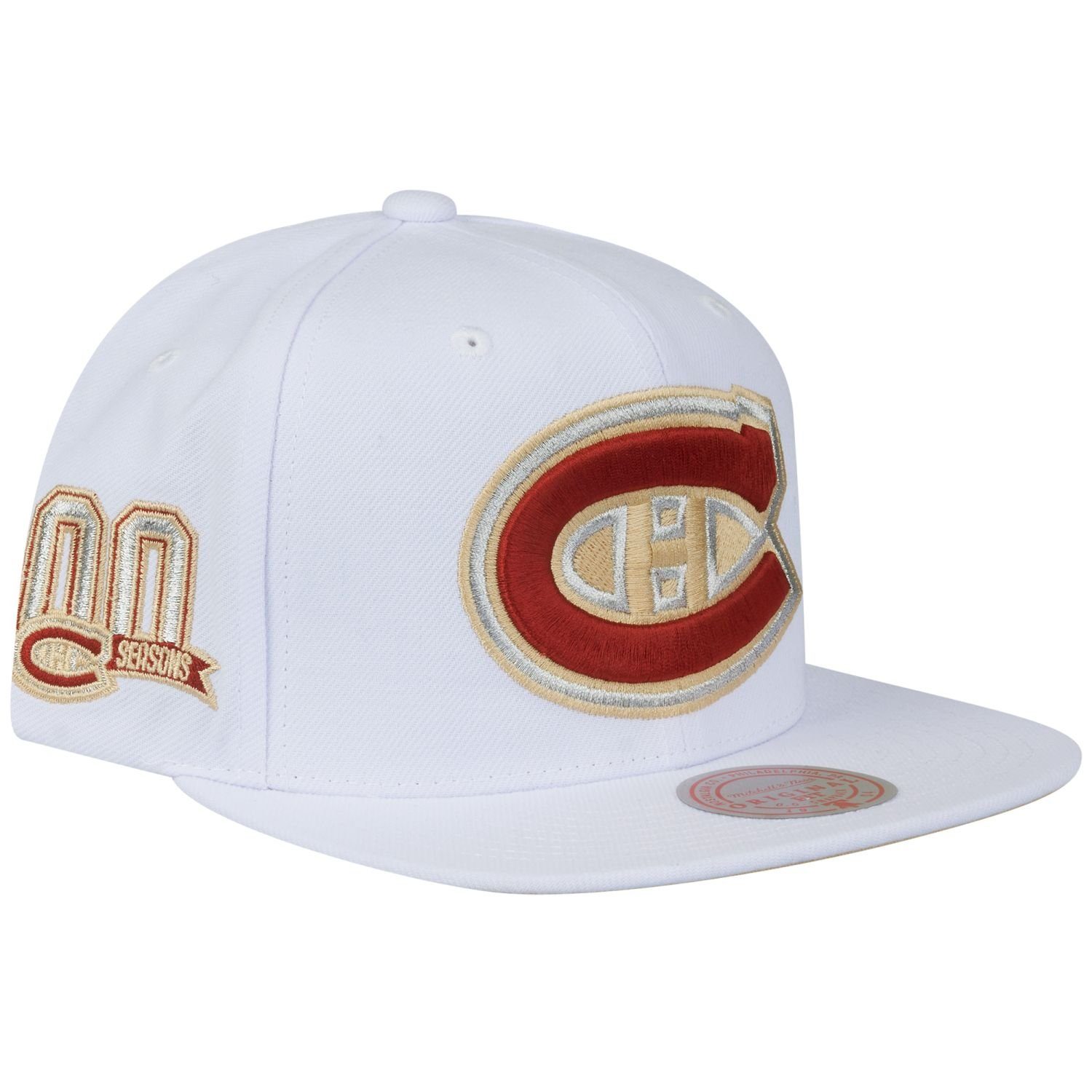 Mitchell & Ness Canadiens Cap WHITE Montreal Snapback