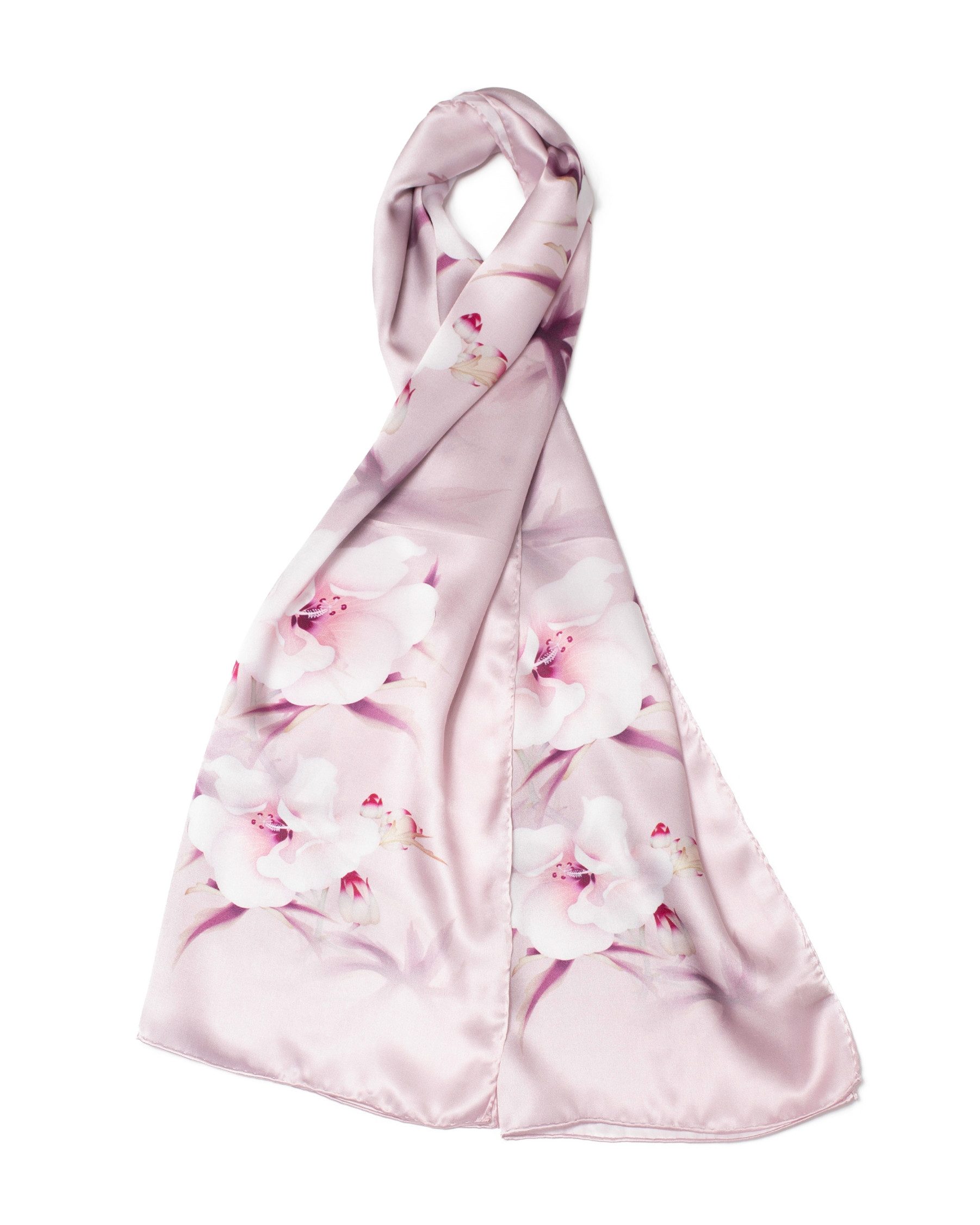 MayTree Seidenschal Hibiskus Rosa 55 x günstig online kaufen