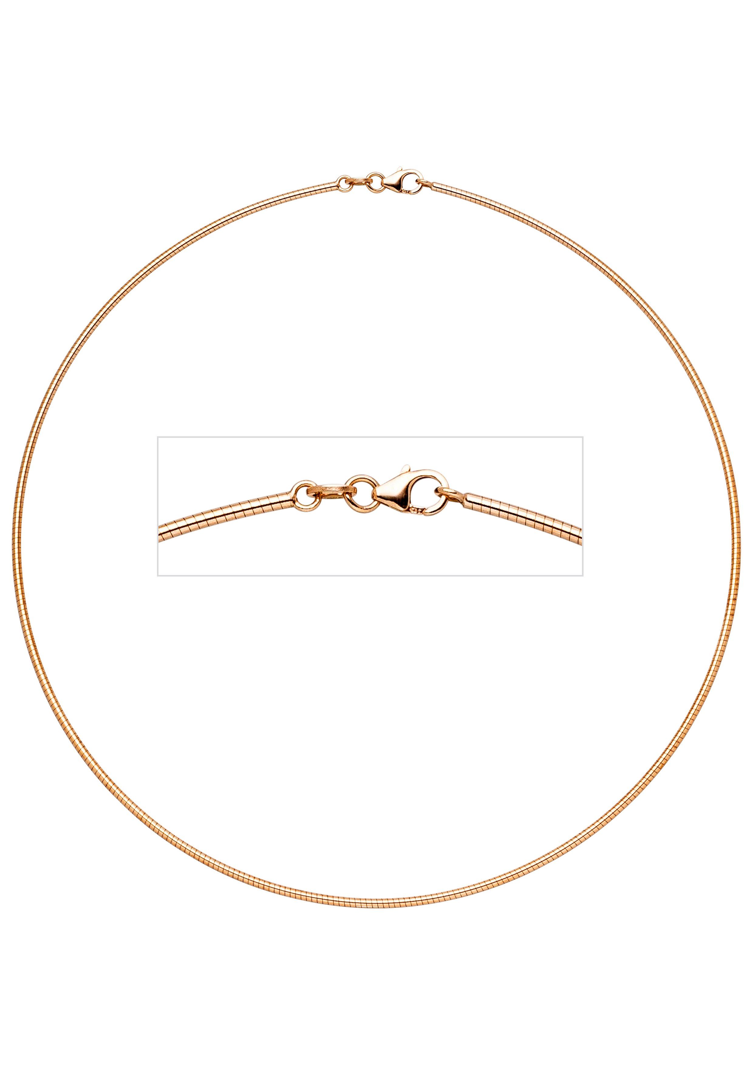 JOBO Halsreif, 585 Roségold 42 cm 1,8 m...