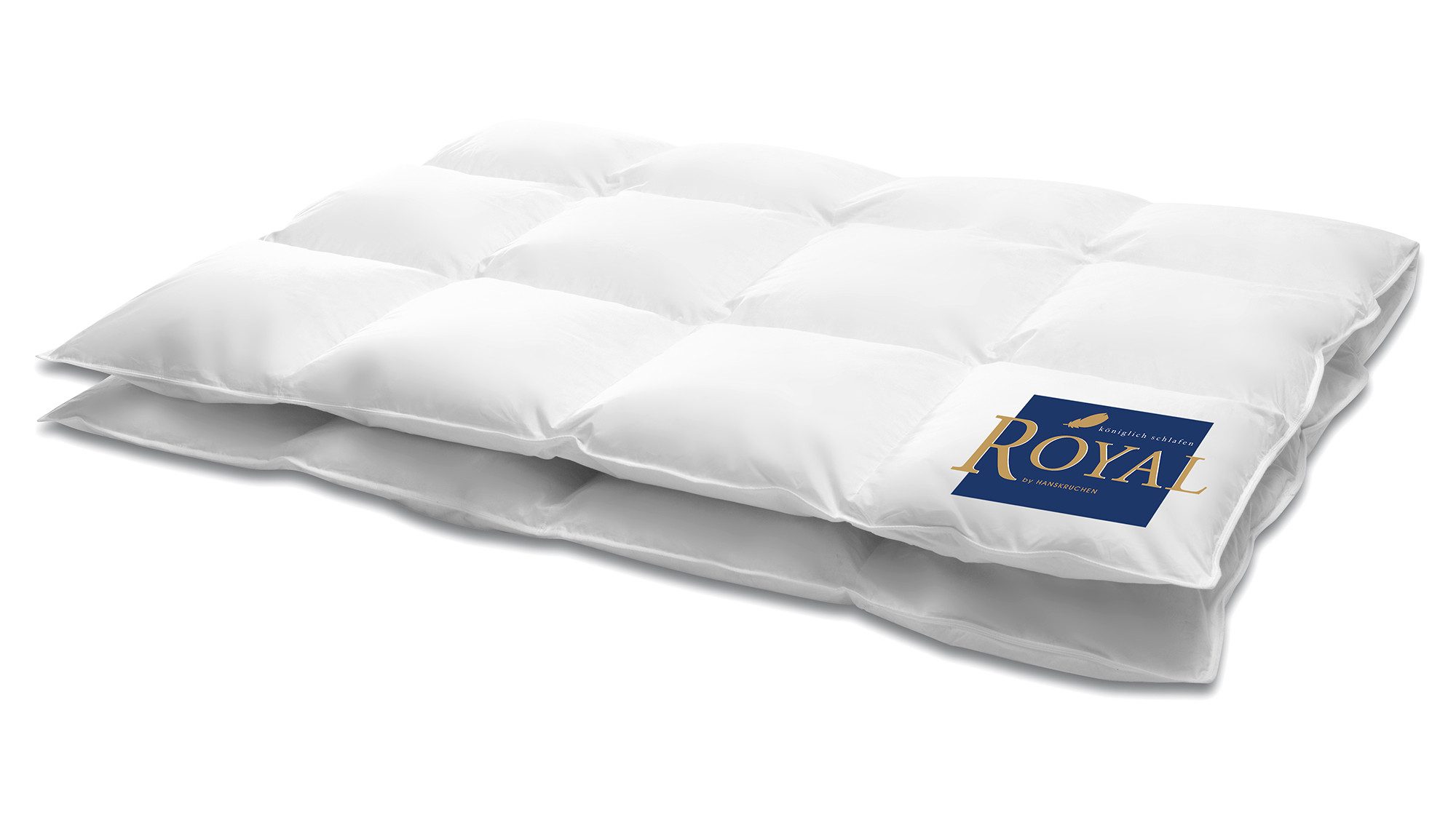 HANSKRUCHEN Daunenbettdecke Hanskruchen Daunendecke Royal Warm 240 x 200 cm, Bezug: 100% Baumwolle