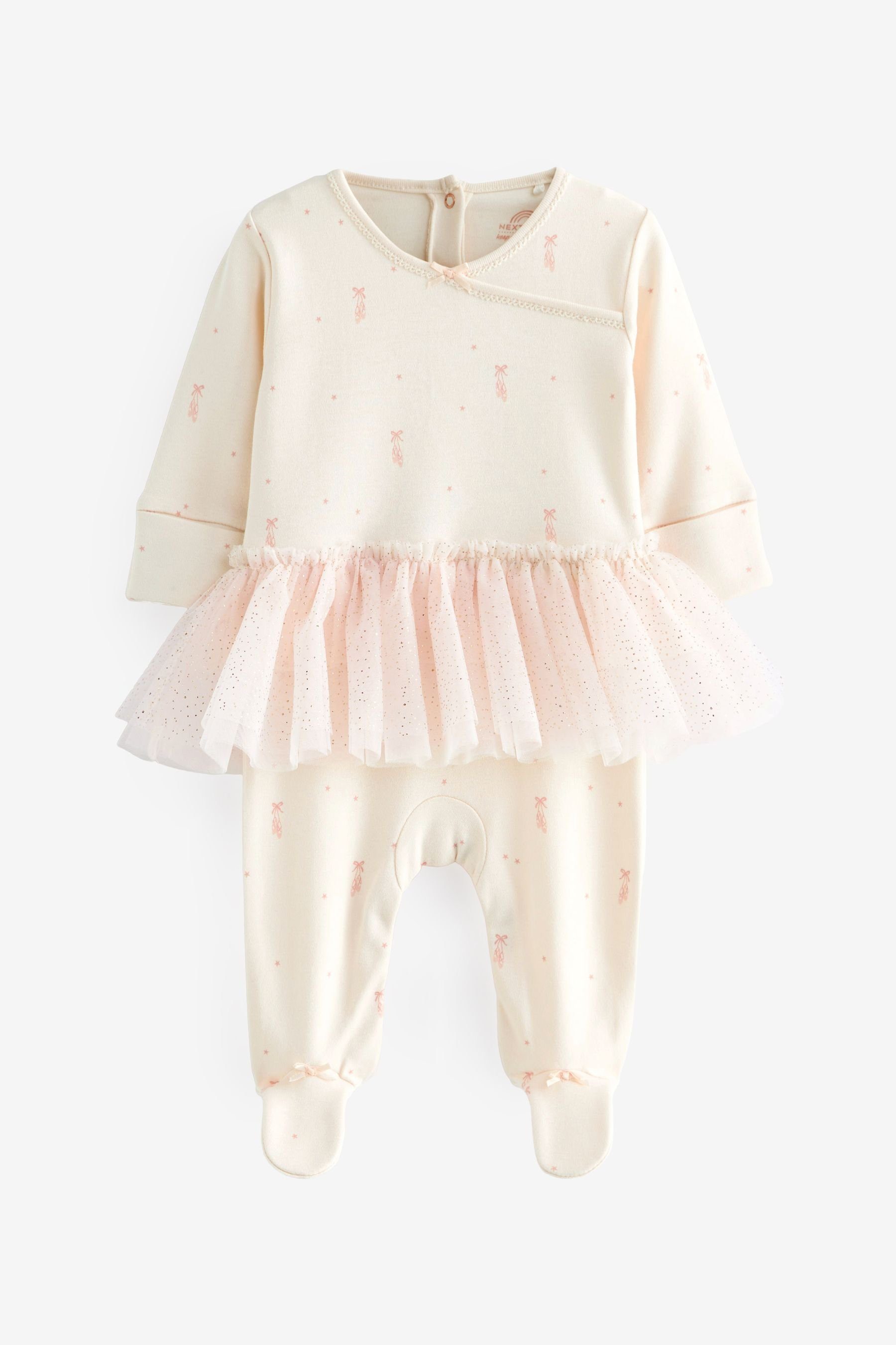 Next Schlafoverall Babyschlafanzug mit Tüll (1-tlg) Pink