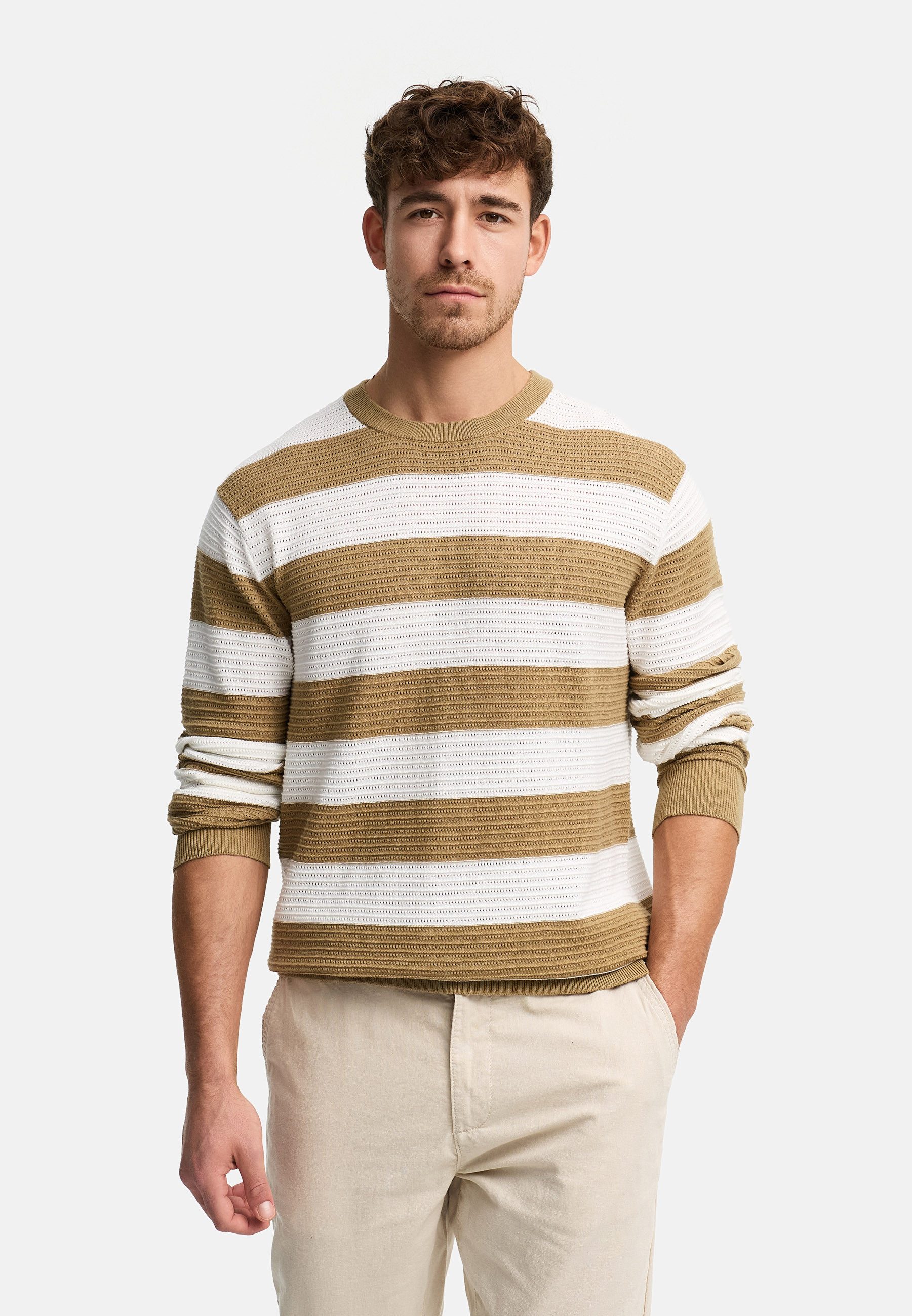 Indicode Strickpullover INTidsel O-neck