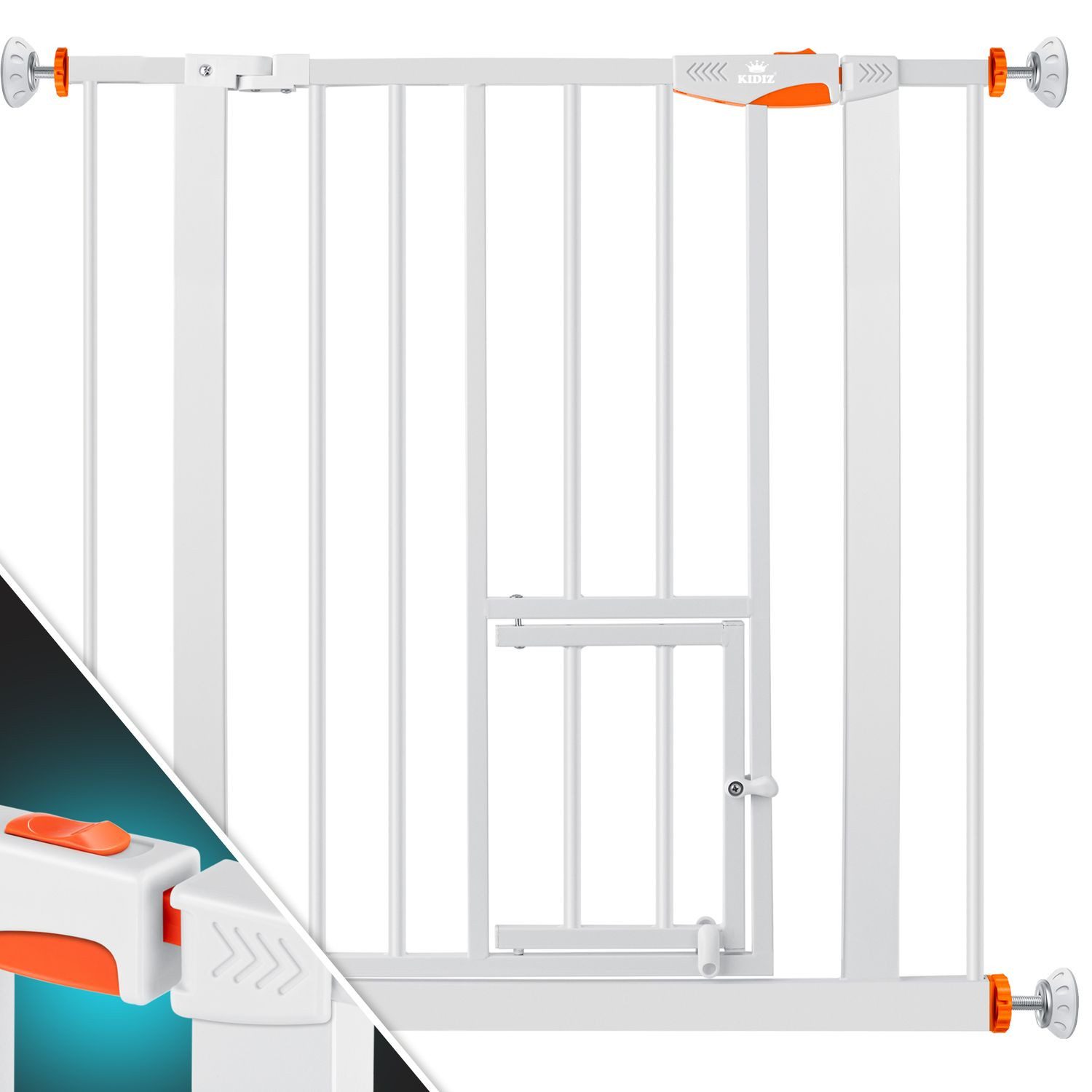 KESSER Türschutzgitter, Türschutzgitter Absperrgitter Treppengitter Kinderg günstig online kaufen