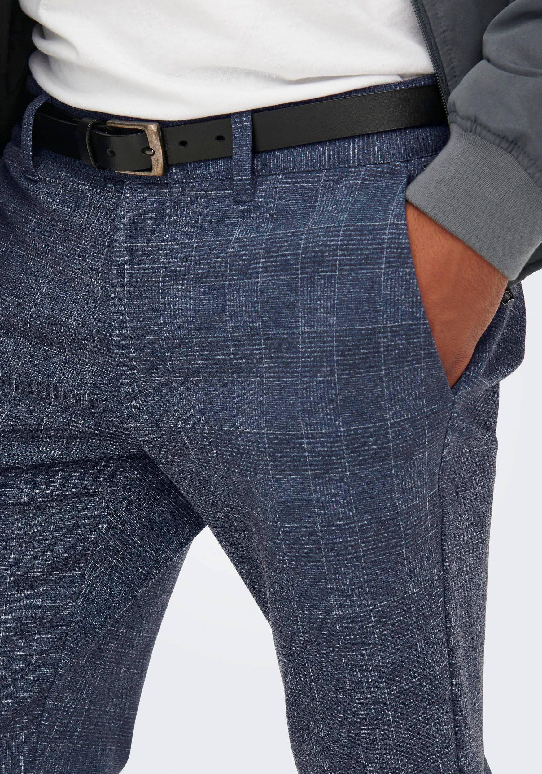 ONLY & SONS Chinos ONSMARK SLIM CHECK PANTS 9887 NOOS