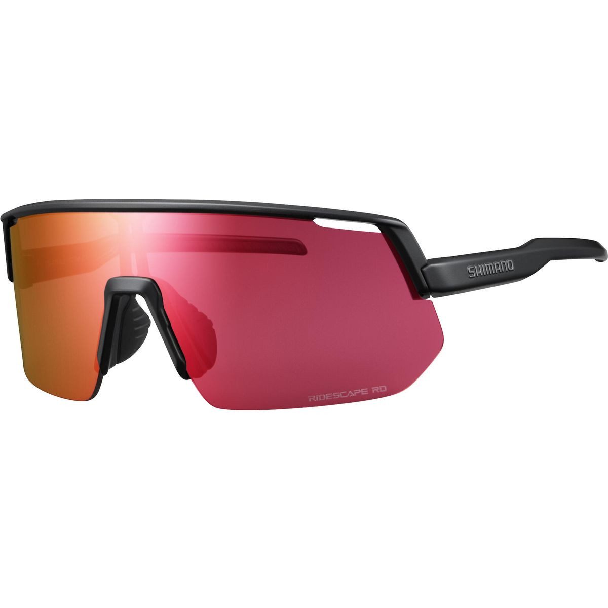 Shimano Fahrradbrille Technium L Road, Unisex-Brille mit breitem Sichtfeld, RIDESCAPE-Glas für Kontrast