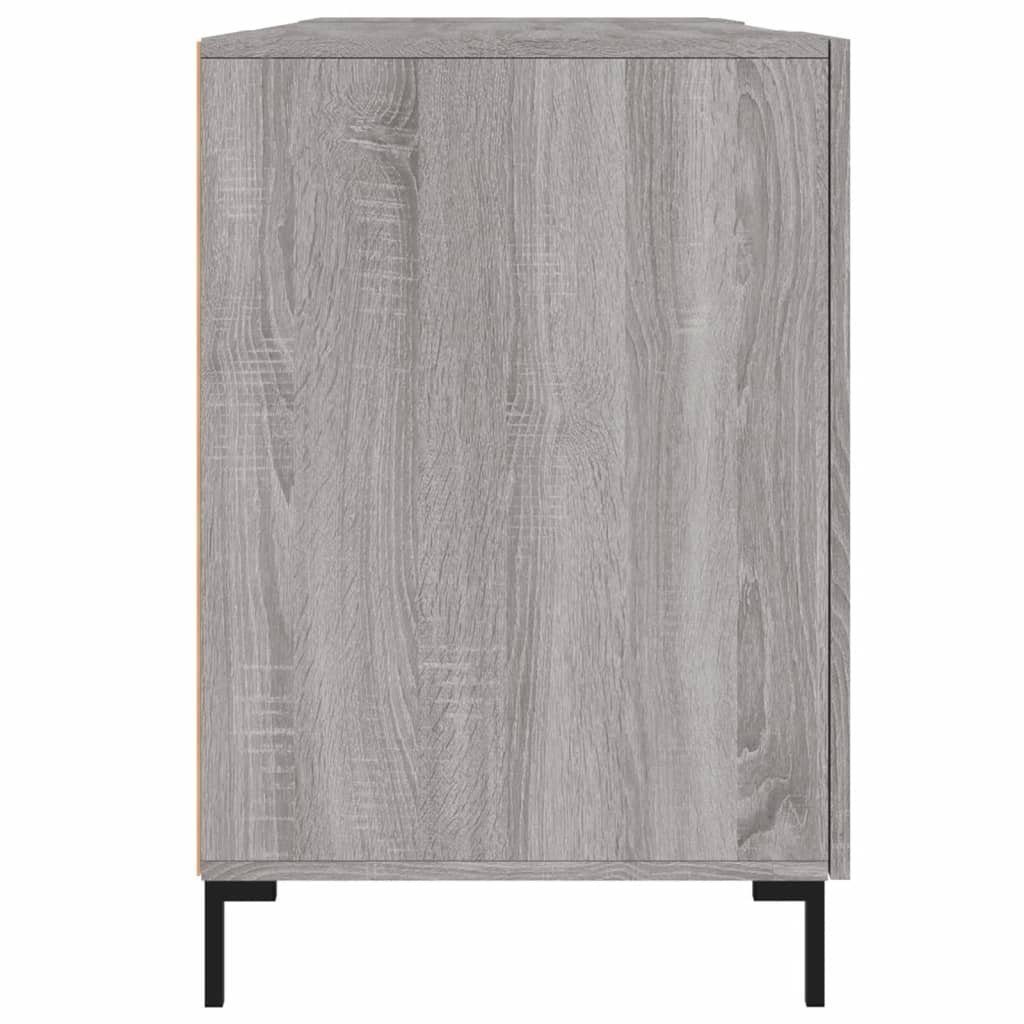 Grau Holzwerkstoff Schreibtisch Sonoma furnicato 140x50x75 cm