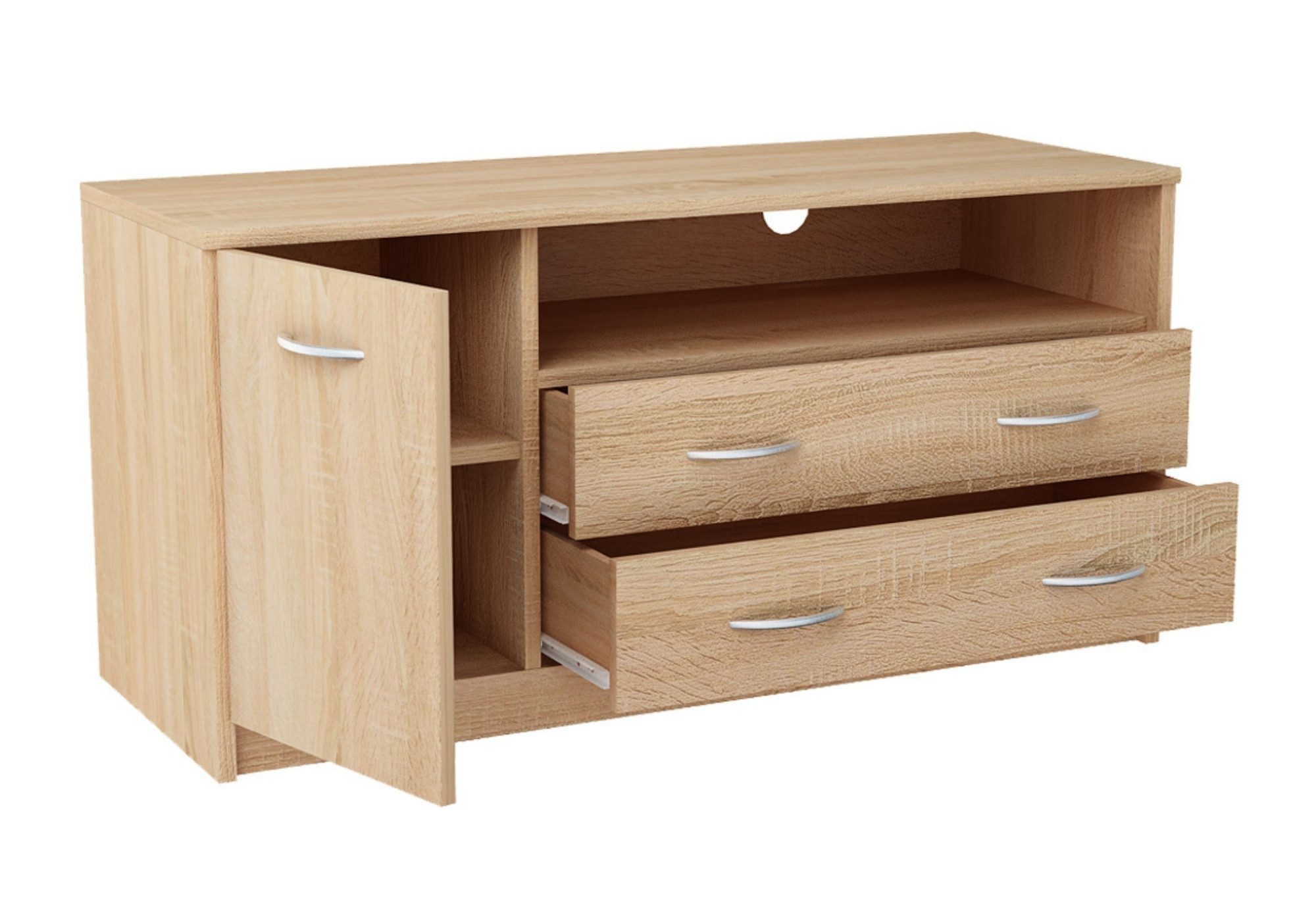 Home Collective TV-Schrank 110cm breit Lowboard günstig online kaufen