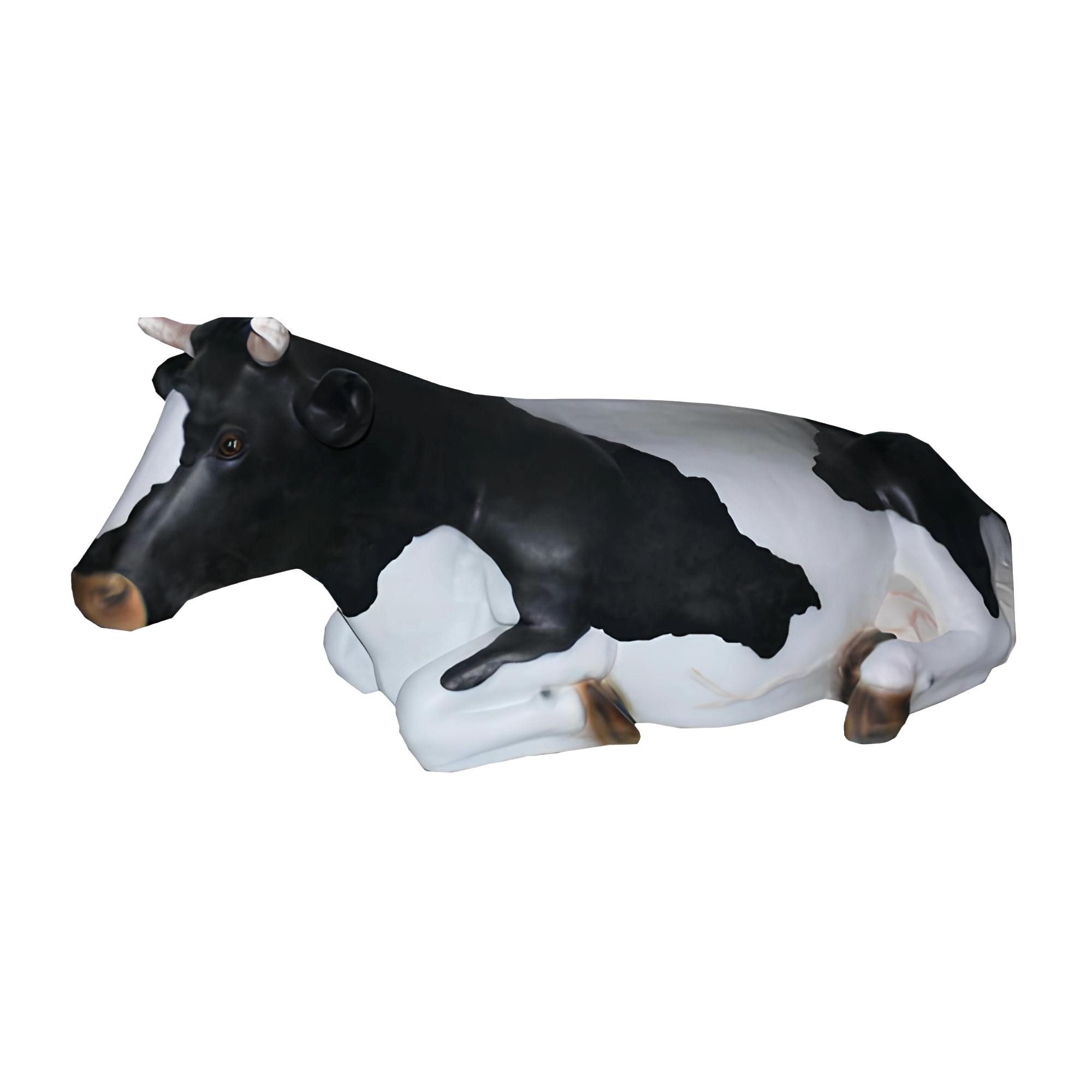 Xlmoebel Skulptur Deko-Figur Rind aus wetterfestem Material für den Garten (Skulptur A 189-80x-220cm), Hergestellt in Europa