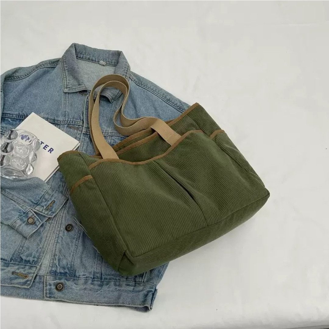 HoyoLee Handels GmbH Umhängetasche Damen Schultertasche Freizeit, Vielseitig, Große Kapazität Tote Bag