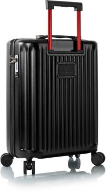 Heys Hartschalen-Trolley Smart Luggage® schwarz, 53 cm, 4 Rollen, Handgepäck vollständig venetztes High-End-Gepäck mit App-Funktion