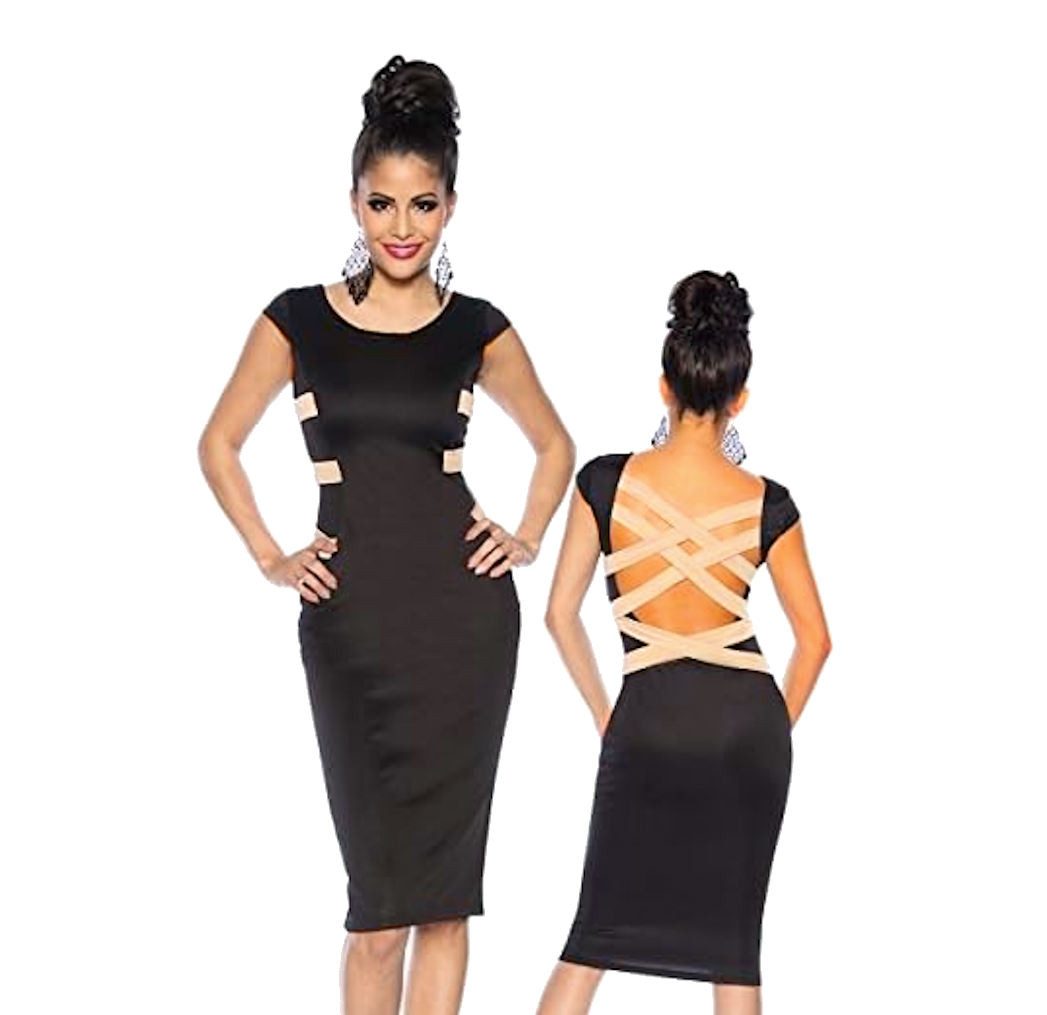 Etuikleid Minikleid Abendkleid Etui-Kleid Sommer Cocktailkleid Partykleid