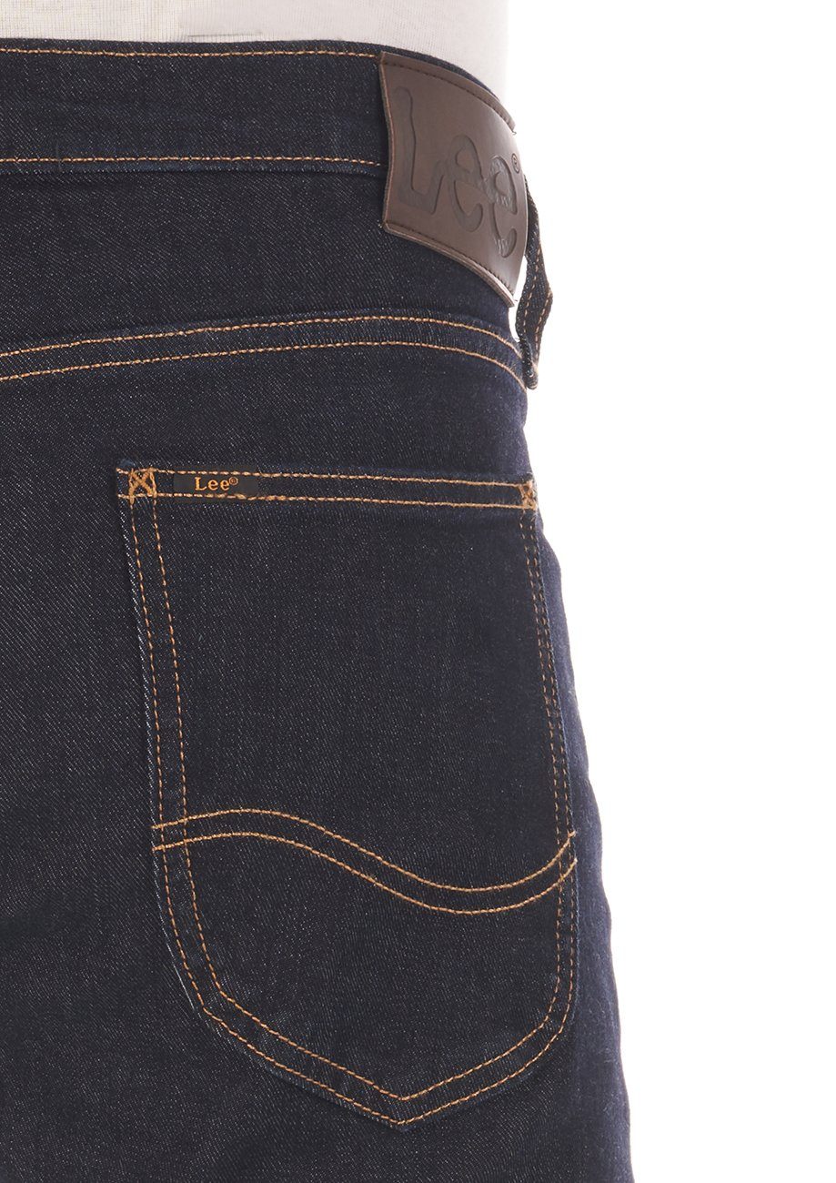 Lee® Tapered-fit-Jeans Herren Jeanshose Rinse Fit Stretch Tapered Denim Luke Slim (LSS2SJPJ3) mit Hose Blue