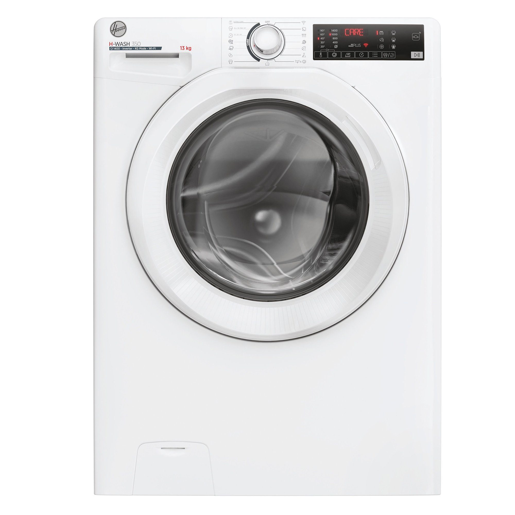 Hoover Waschmaschine H3WP 4134TAM/1-S, 13 kg, 1400 U/min, NFC-Technologie, All in One, Mengenautomatik