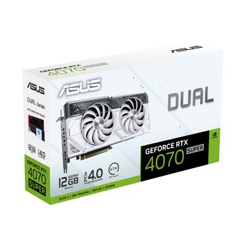 Asus DUAL-RTX4070S-O12G-WHITE Grafikkarte (12 GB, GDDR6X)