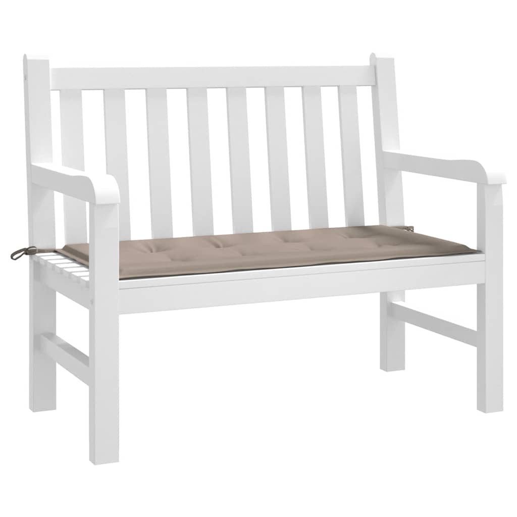 vidaXL Sitzauflage Gartenbank-Auflage Taupe 100x50x4 cm günstig online kaufen
