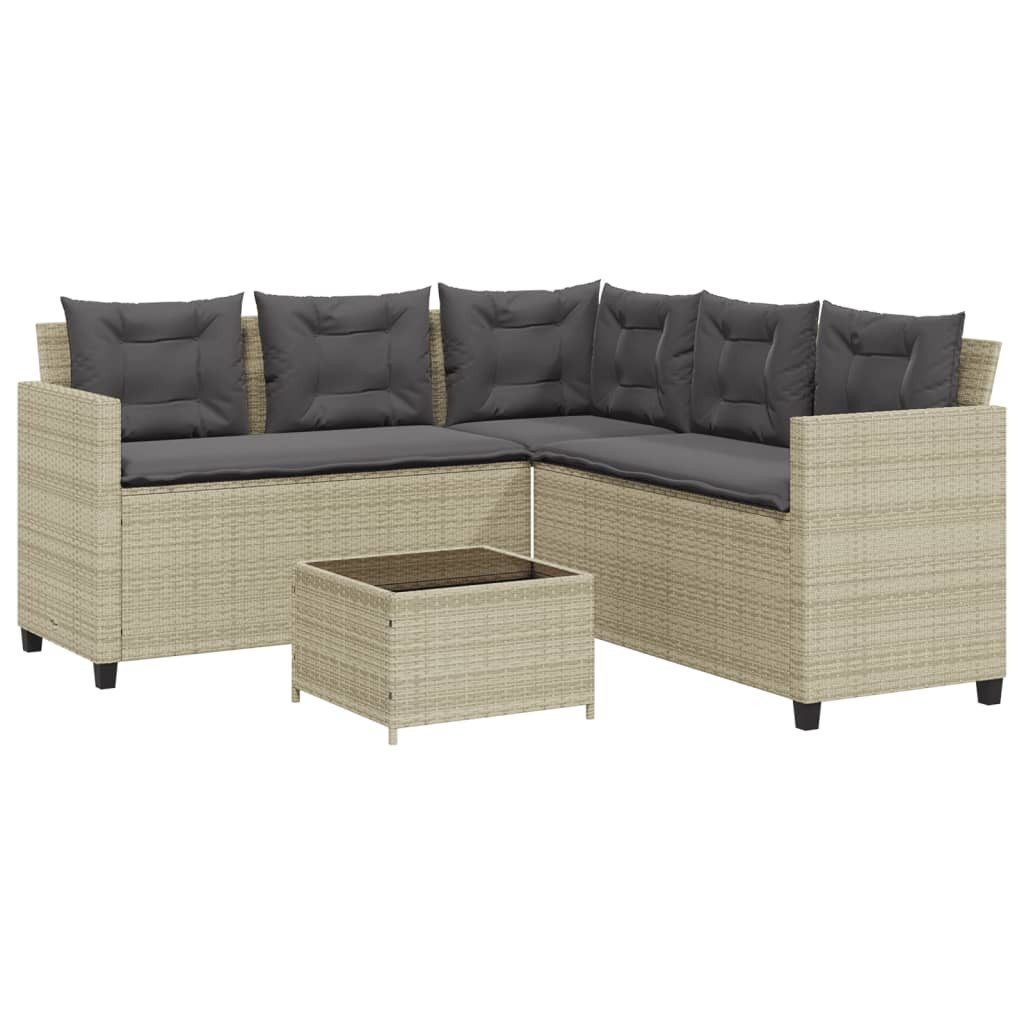 vidaXL Gartenlounge-Set Gartensofa in L-Form mit günstig online kaufen