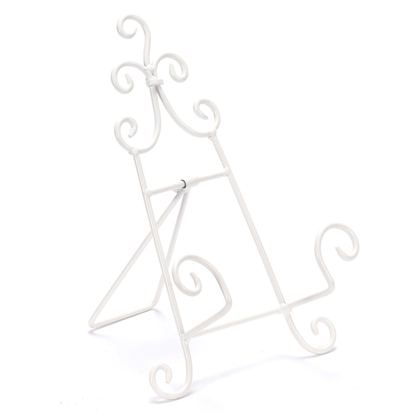 DESIGN DELIGHTS Tischstaffelei DEKO STÄNDER "STAFFELEI", Metall, 24 cm, weiß, antiker Aufsteller