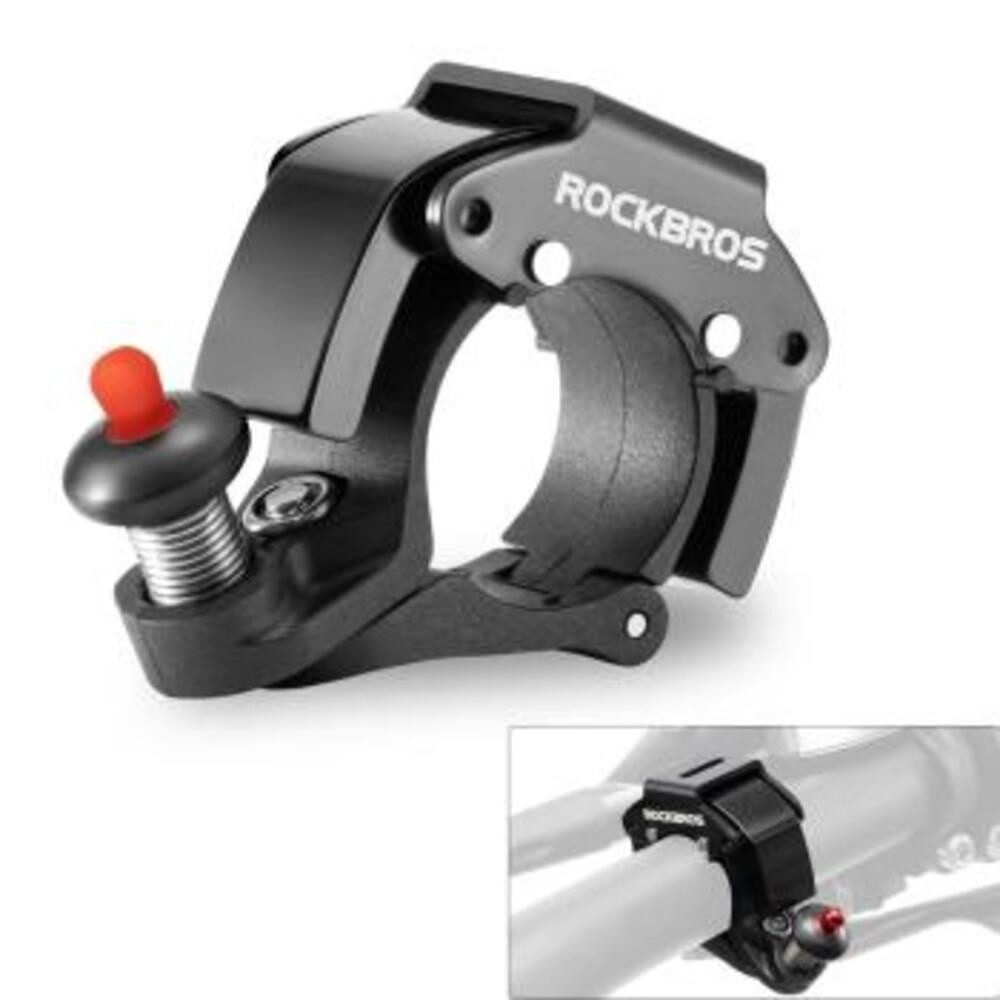 ROCKBROS Fahrradklingel ROCKBROS "The Future", schwarz, lauter Sound, Ringkling