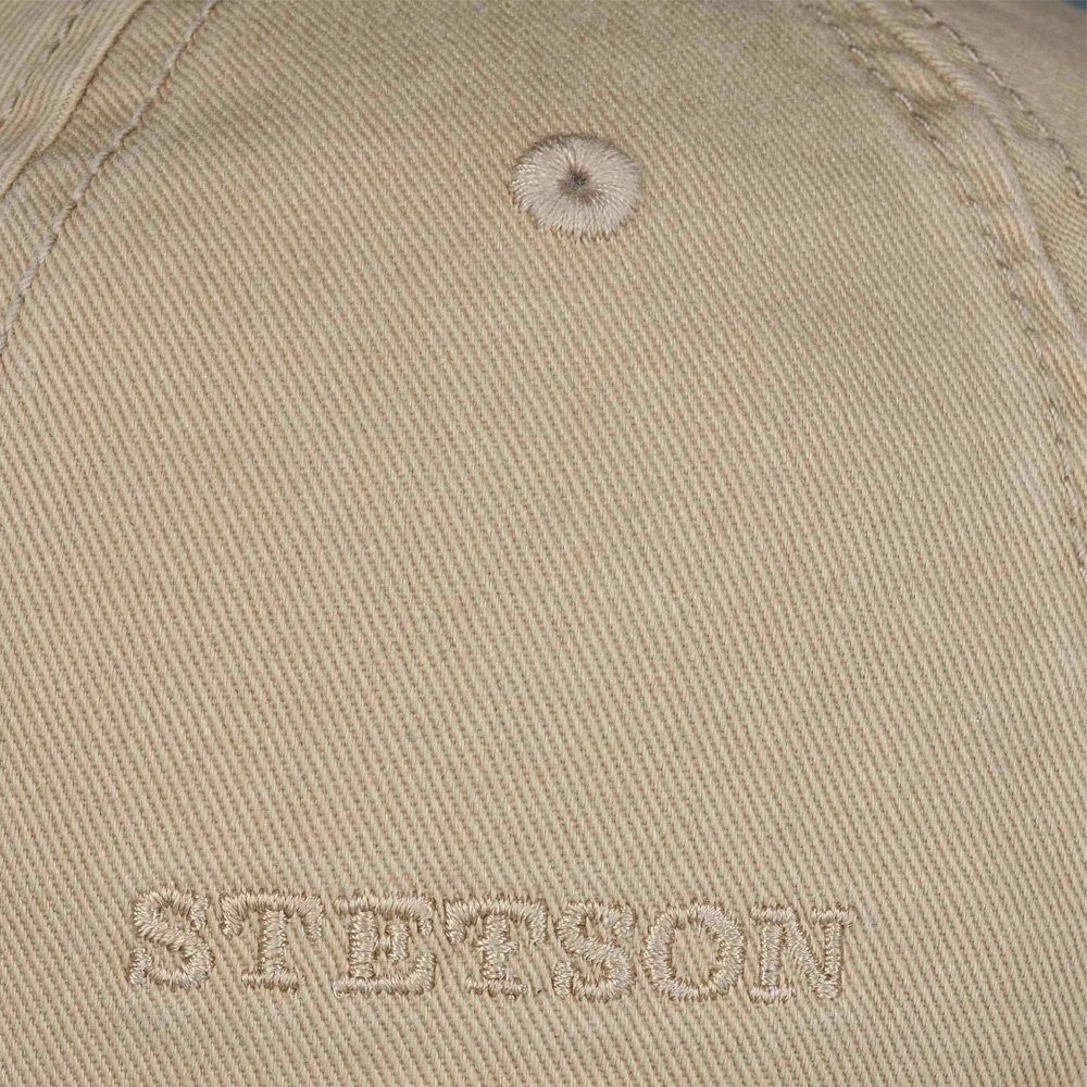 Cap Beige (nein) Schiebermütze Docker Cotton Stetson Stetson