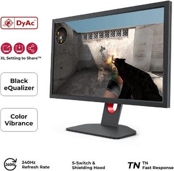 BenQ ZOWIE Gaming Monitor 24,5 Zoll, 240 Hz, 0.5ms, DyAc+, XL Setting Gaming-Monitor (62,20 cm/24.5 ", 1920x1080 px, Full HD, 0.5 ms Reaktionszeit, Gaming, Curved, Monitor, Bildschirm, 4K, 0,5 ms, 24 Zoll, 240 hz, Pc)