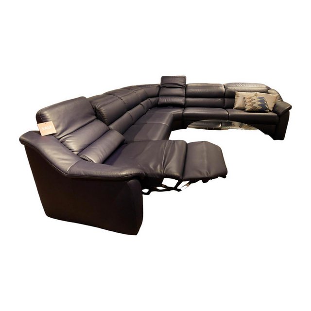 himolla Ecksofa Ecksofa 1505 Leder Longlife 24 Rustica Pazifik mit Relaxfun günstig online kaufen