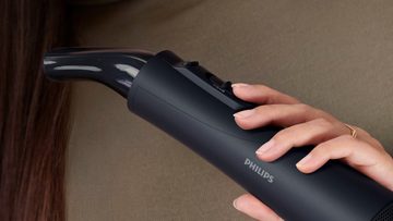 Philips Warmluftbürste AirStyler Series 5000 BHA530/00, mit Ionen-Technologie, Argan-Öl-Keramikbeschichtung und 5 Aufsätze