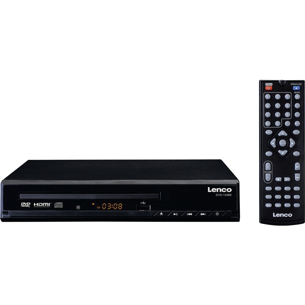 Lenco Lenco DVD-120BK Tragbarer DVD-Player DVD-Player