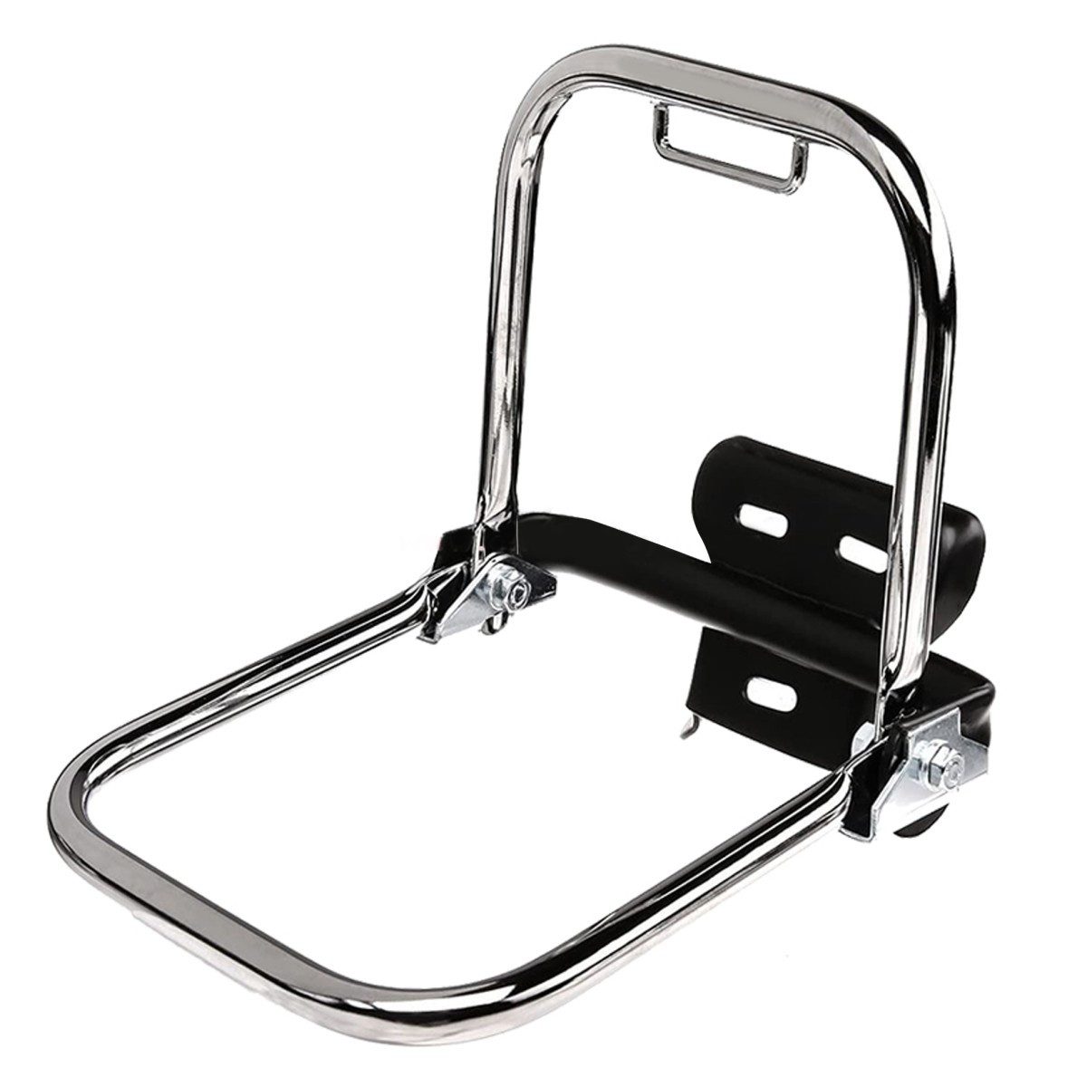 Craftride Reisetasche Gepäckträger klappbar passend für Simson S50 / S51 / S70 # chrom