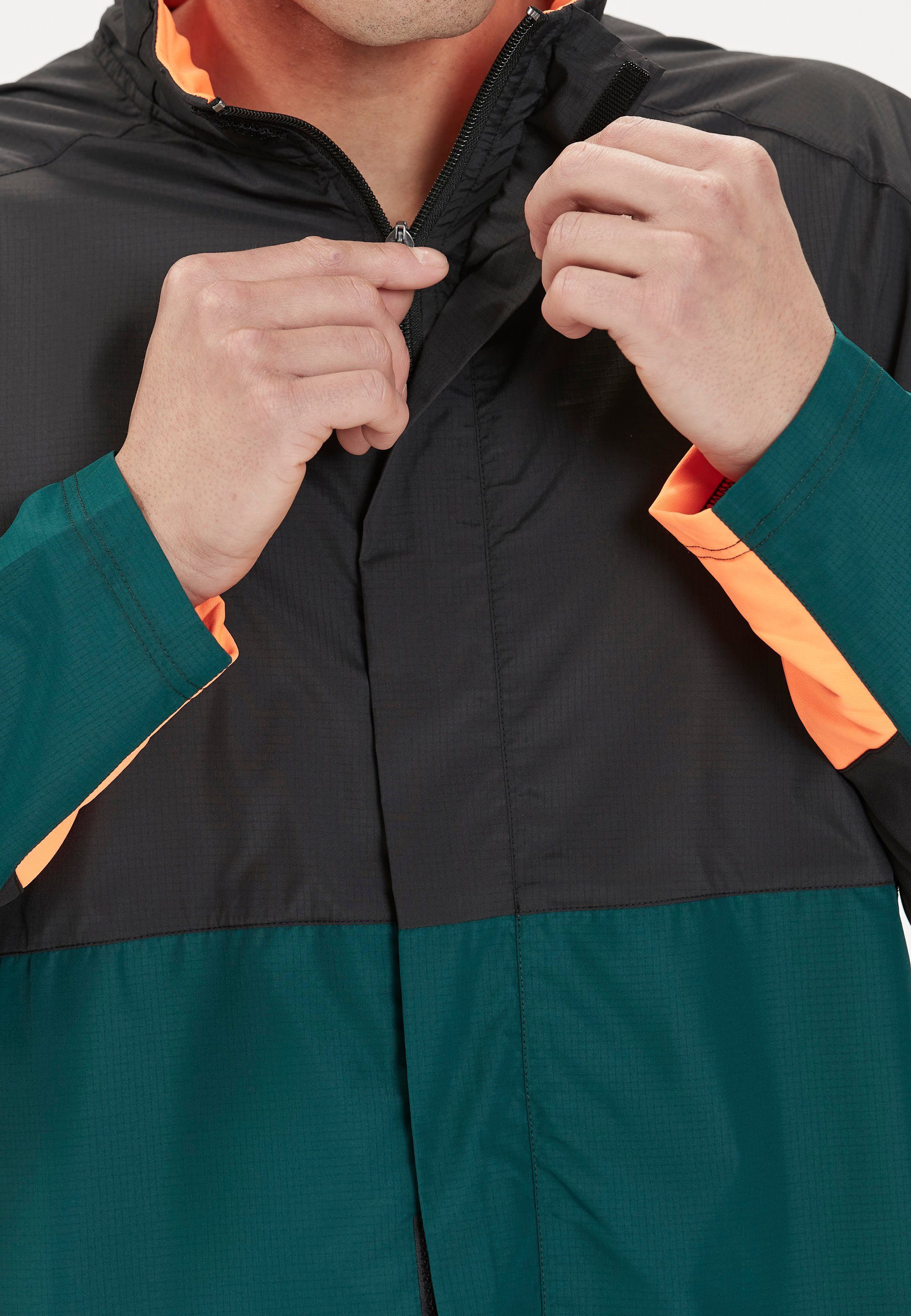 mit ENDURANCE dunkelgrün M Details Jacket Laufjacke Functional reflektierenden NOVANT