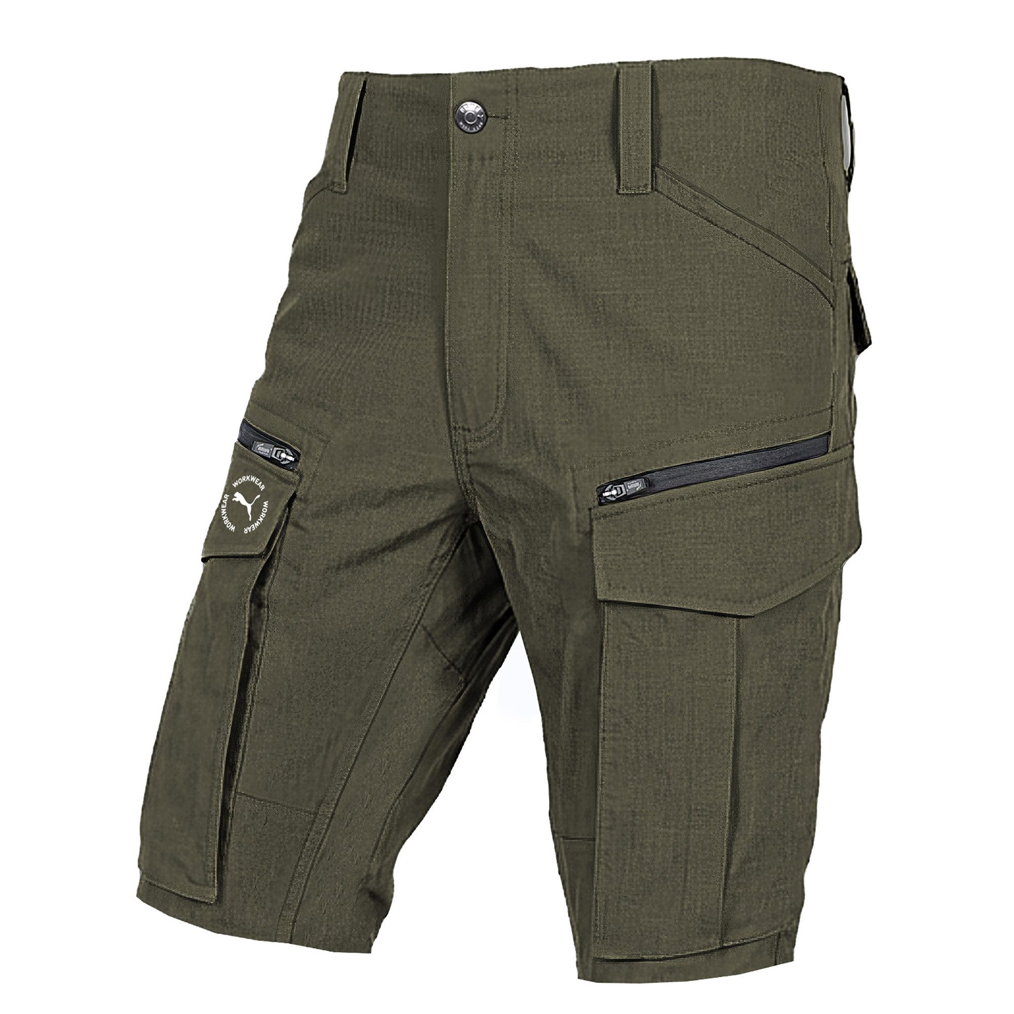 Cargoshorts kurze Arbeitshose Herren - Robuste Shorts mit Stretch & Ripstop-Gewebe