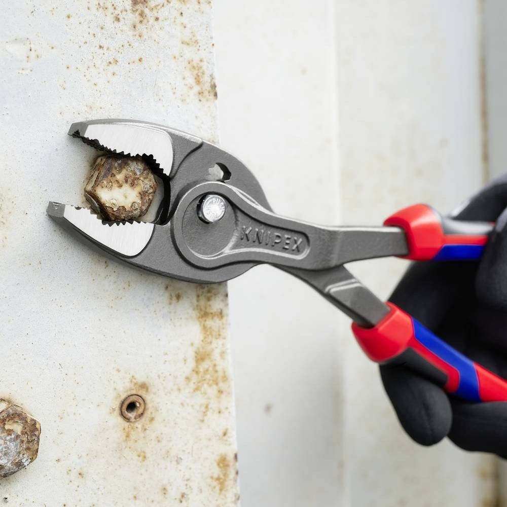 Knipex Flachzange Front- und Seitengreifzange mit Comfort-Griffe atramentiert 82 02 250