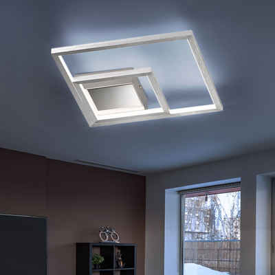 WOFI LED Deckenleuchte, LED-Leuchtmittel fest verbaut, Warmweiß, LED Deckenleuchte Deckenlampe 3 flammig Wohnzimmerleuchte modern