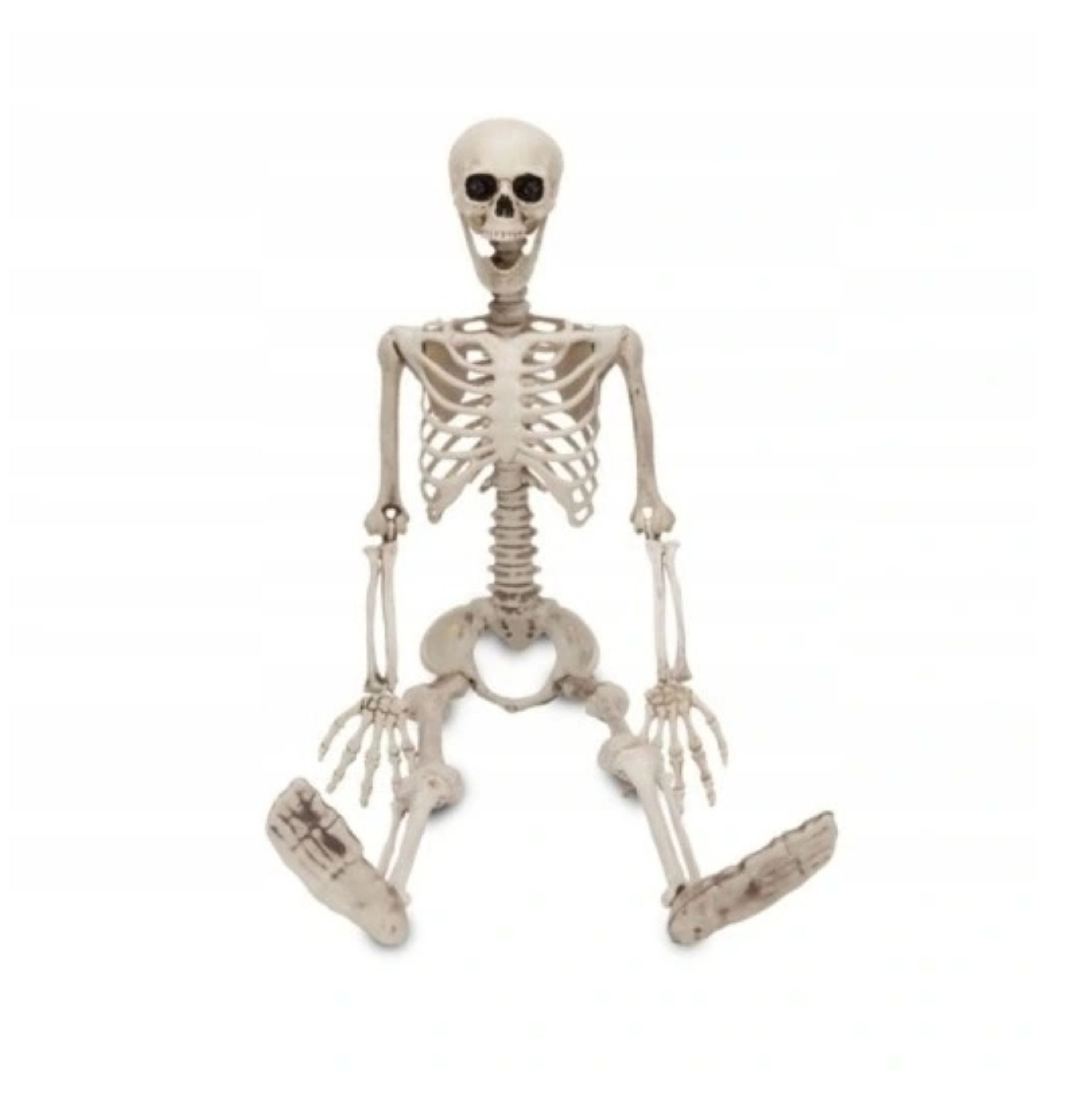 Festivalartikel Fensterdekoration Halloween Deko Skelett 90cm, Hängend, beweglich, gruselig