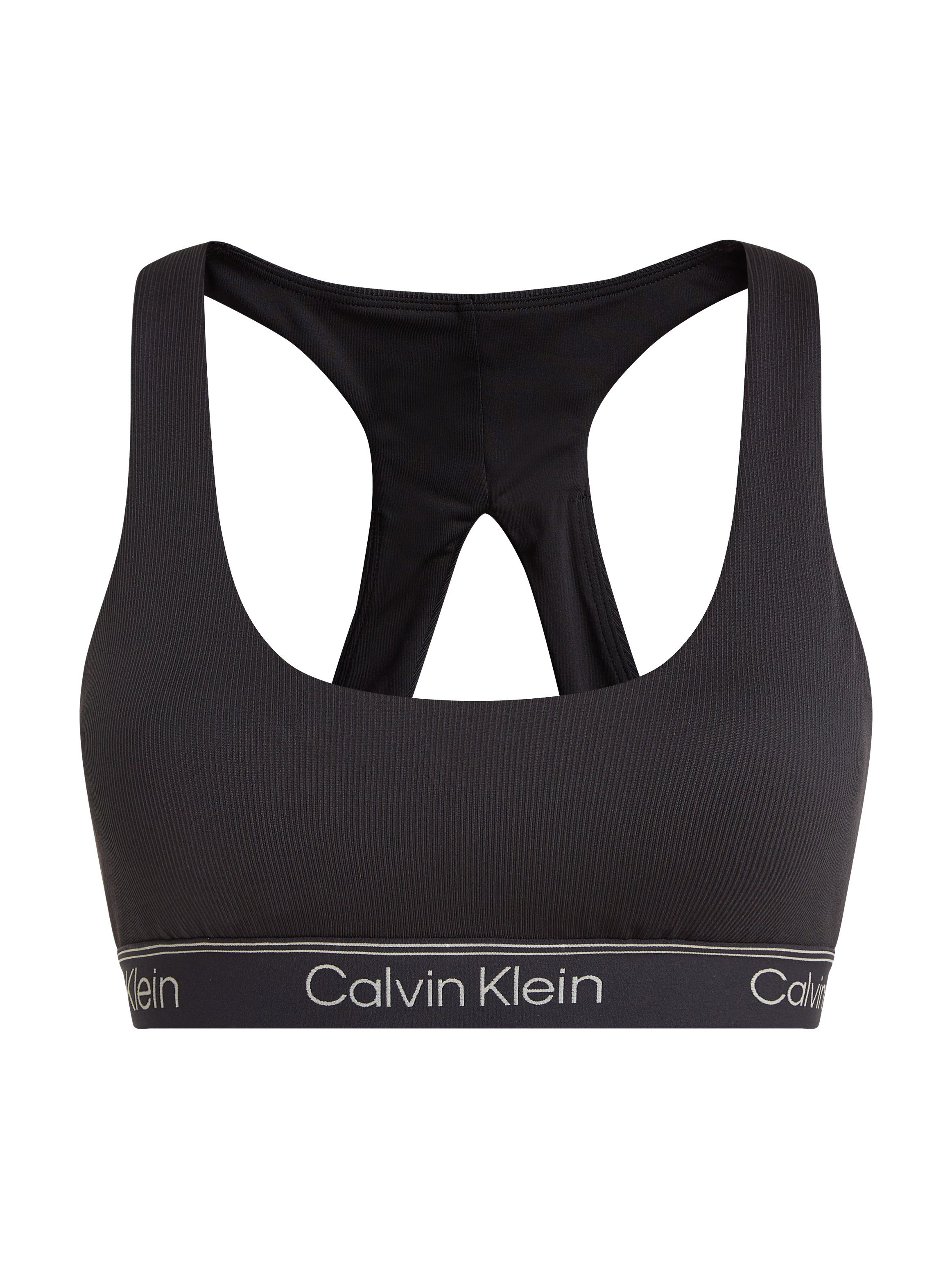 Calvin Klein Sport Sport-Bustier schwarz elastischem Bund mit