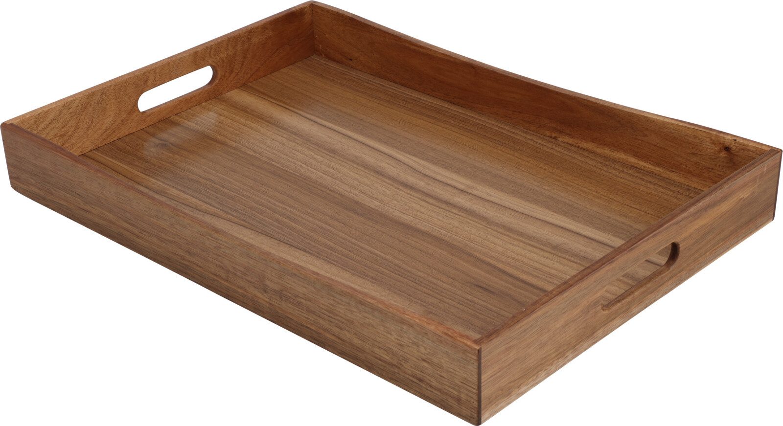 Dekotablett Serviertablett Holztablett 50x35 cm Akazie