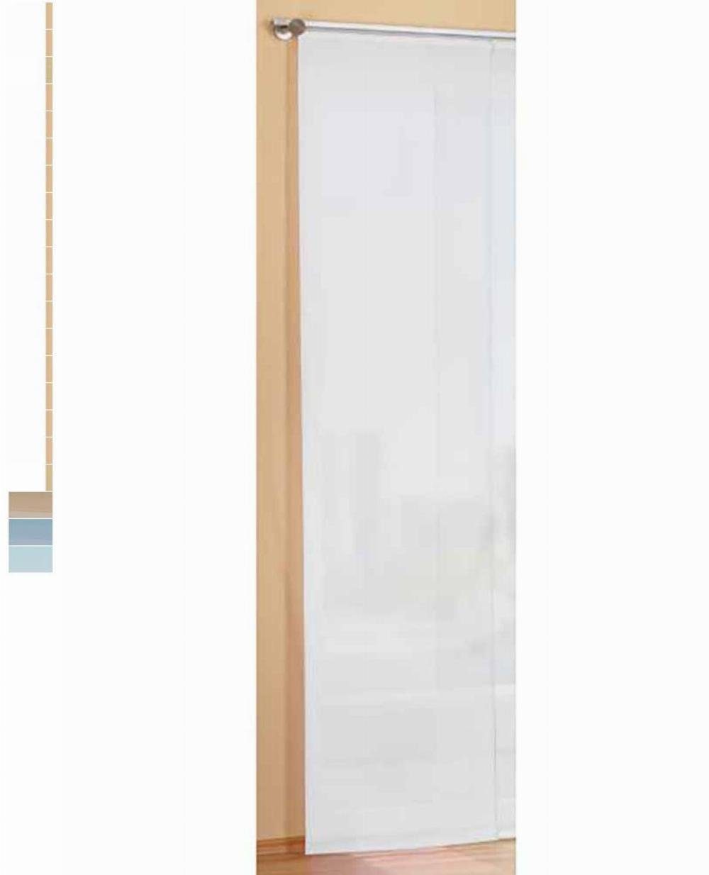 Gardinenbox Schiebegardine (1 St), Klettband, transparent, Voile, Flächenvo günstig online kaufen