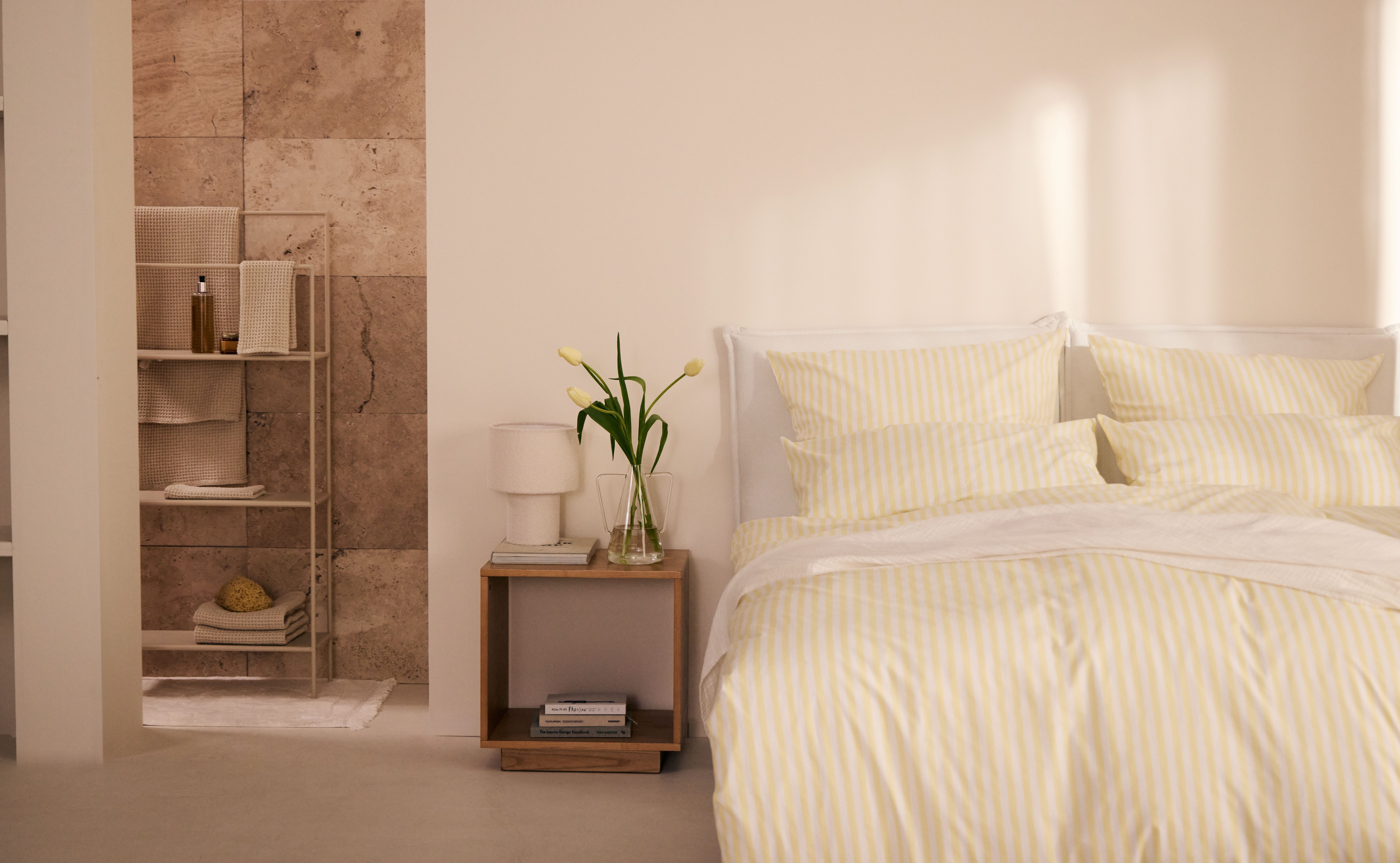 LeGer Home by Lena Gercke Bettwäsche Linnea, Renforcé, 2 teilig, aus 100% Baumwolle, Streifendesign – Bild 4 von 5