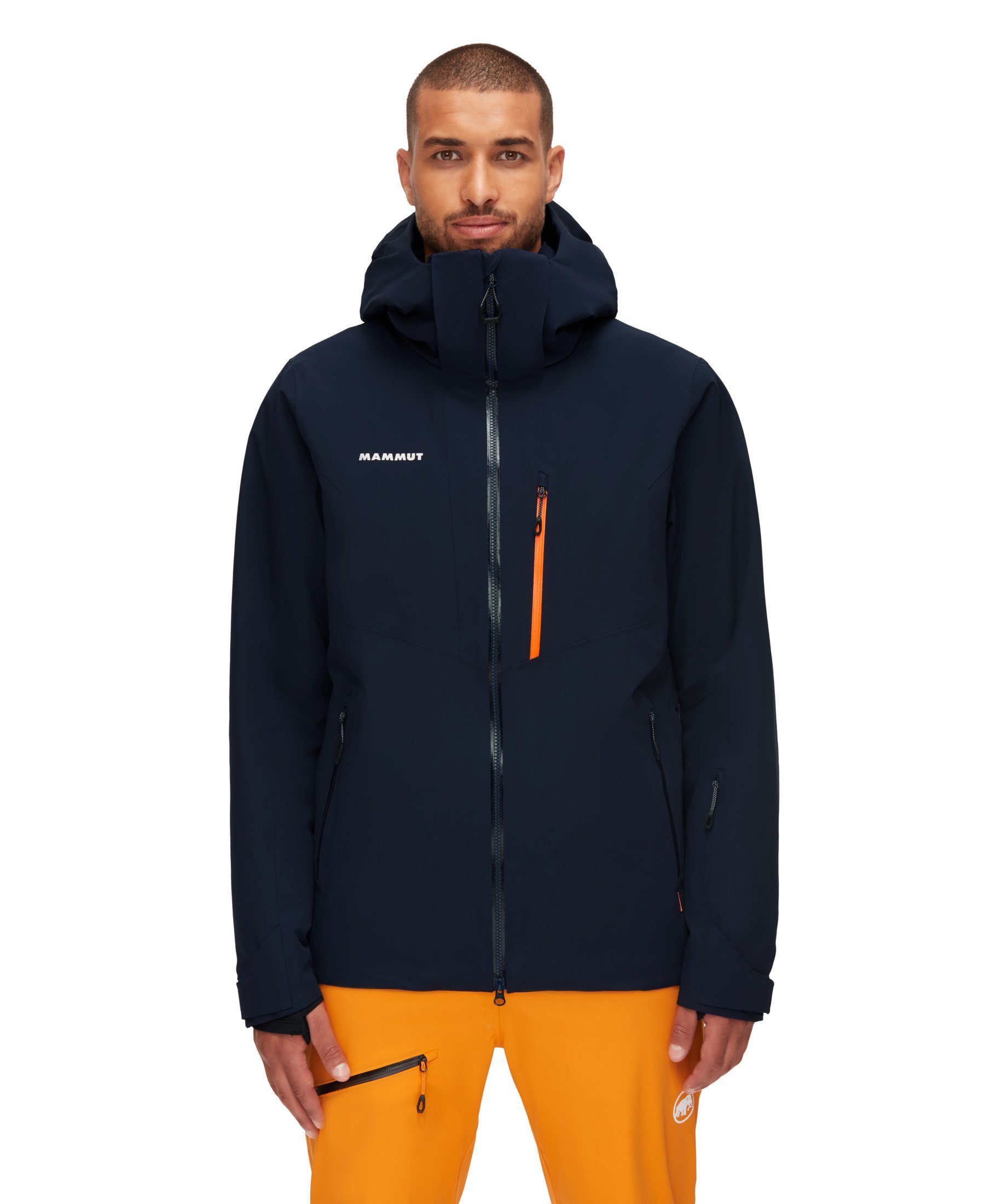 marine-vibrant Men Stoney Mammut HS Winterjacke Jacket Thermo orange