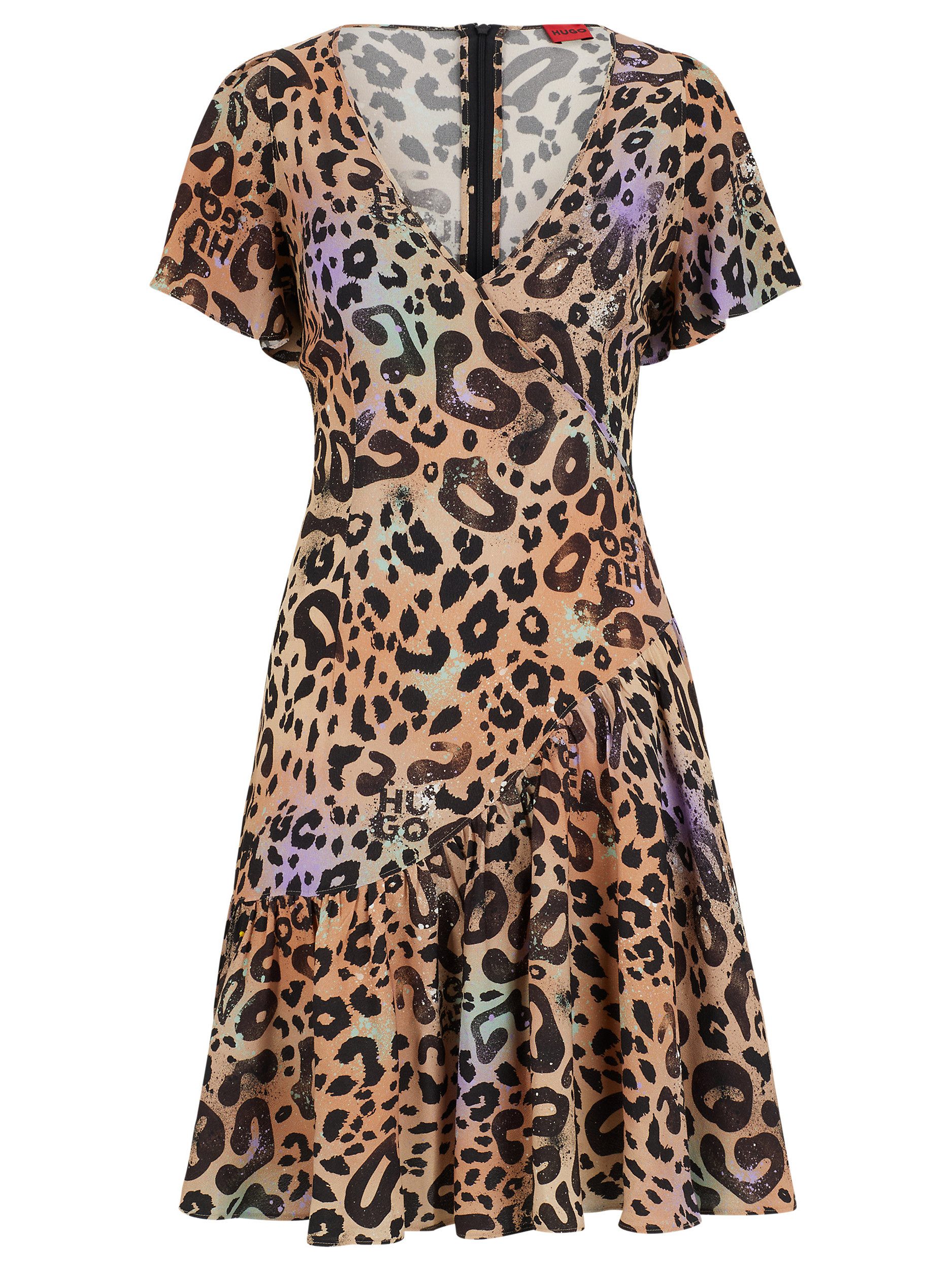 HUGO Druckkleid Kaluna-1 (1-tlg)