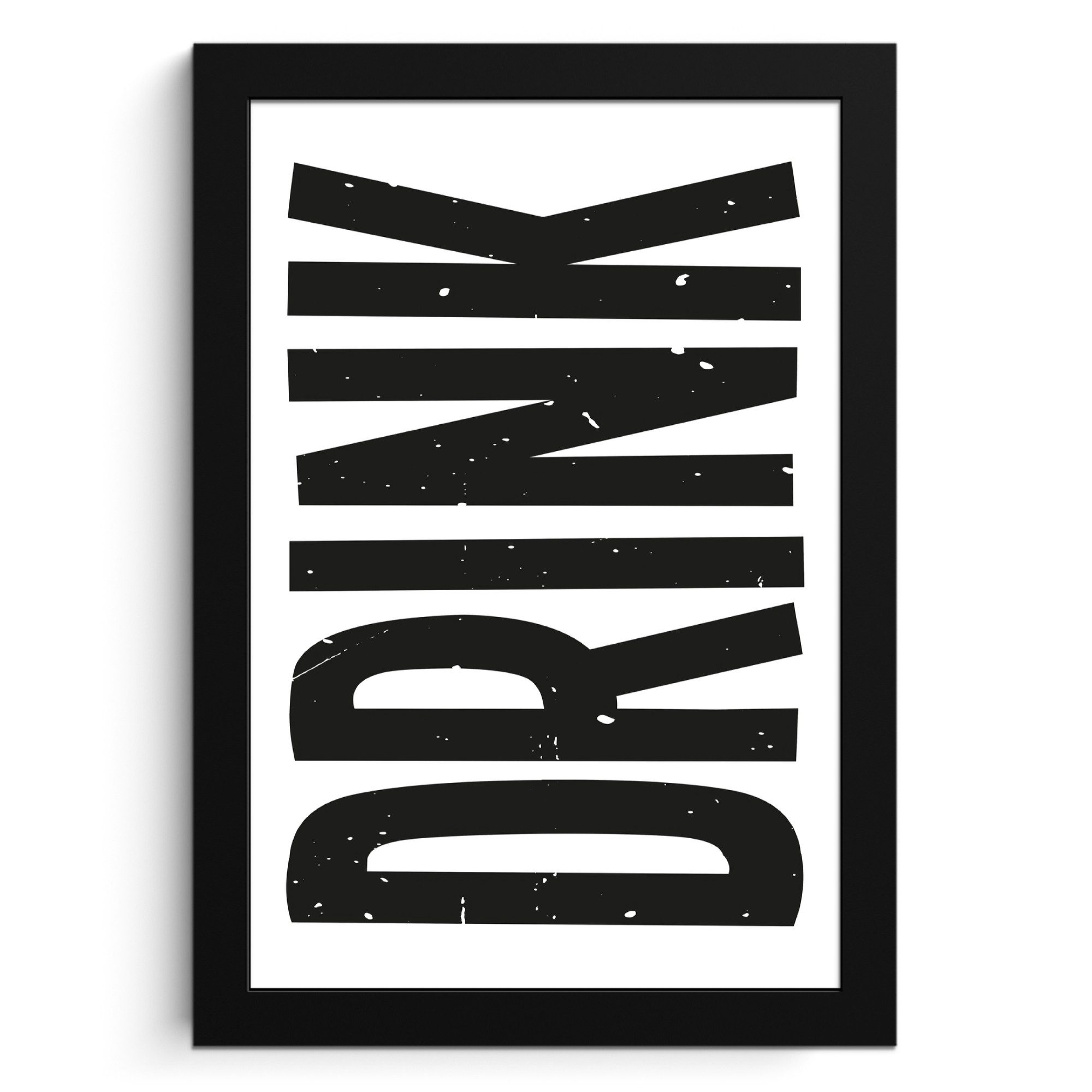 MuchoWow Poster Getränk - Schwarz - günstig online kaufen