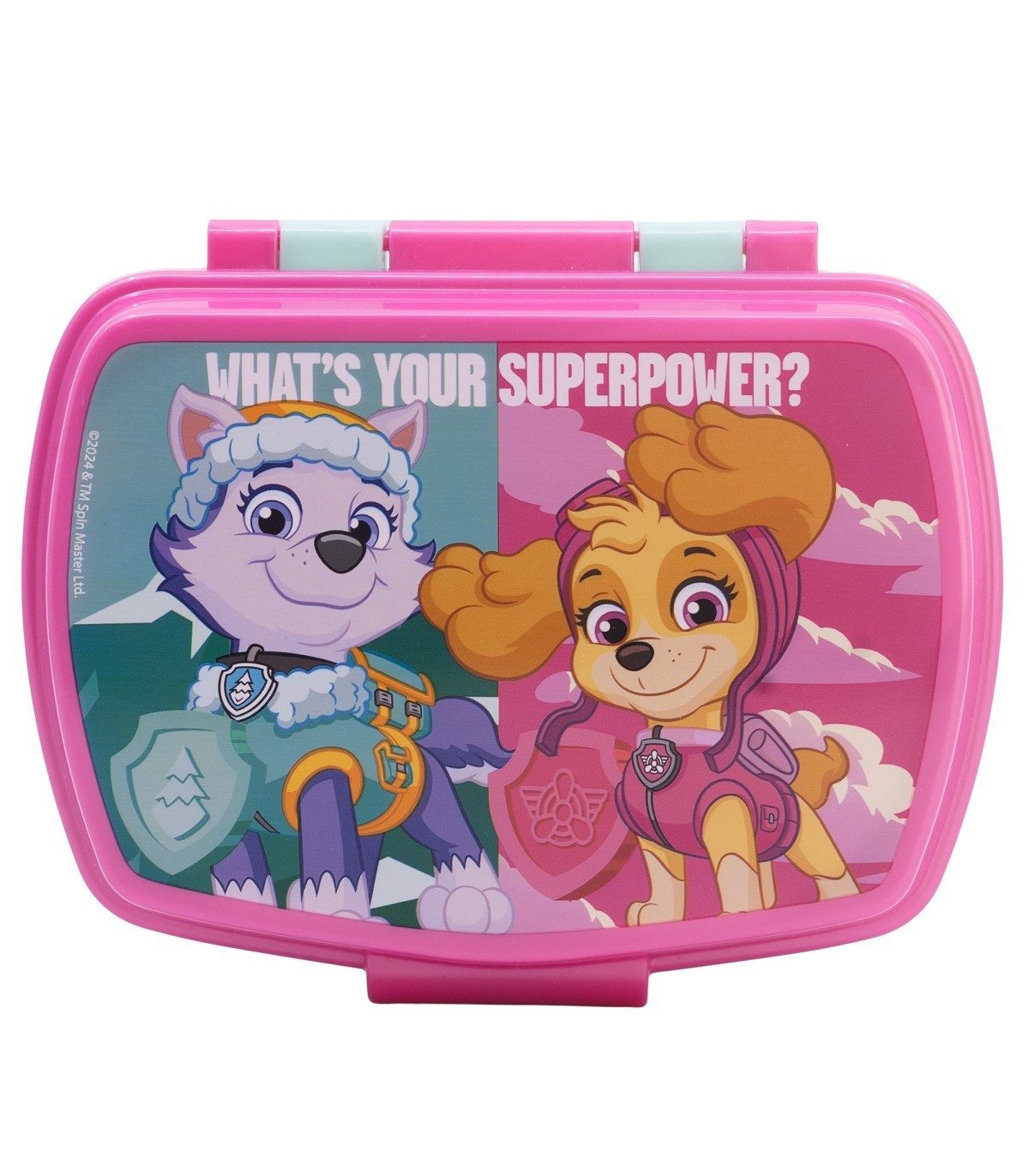 PAW PATROL Lunchbox Kinder Brotdose für Schule Freizeit und Ausflug, Polyethylen, (Packung)
