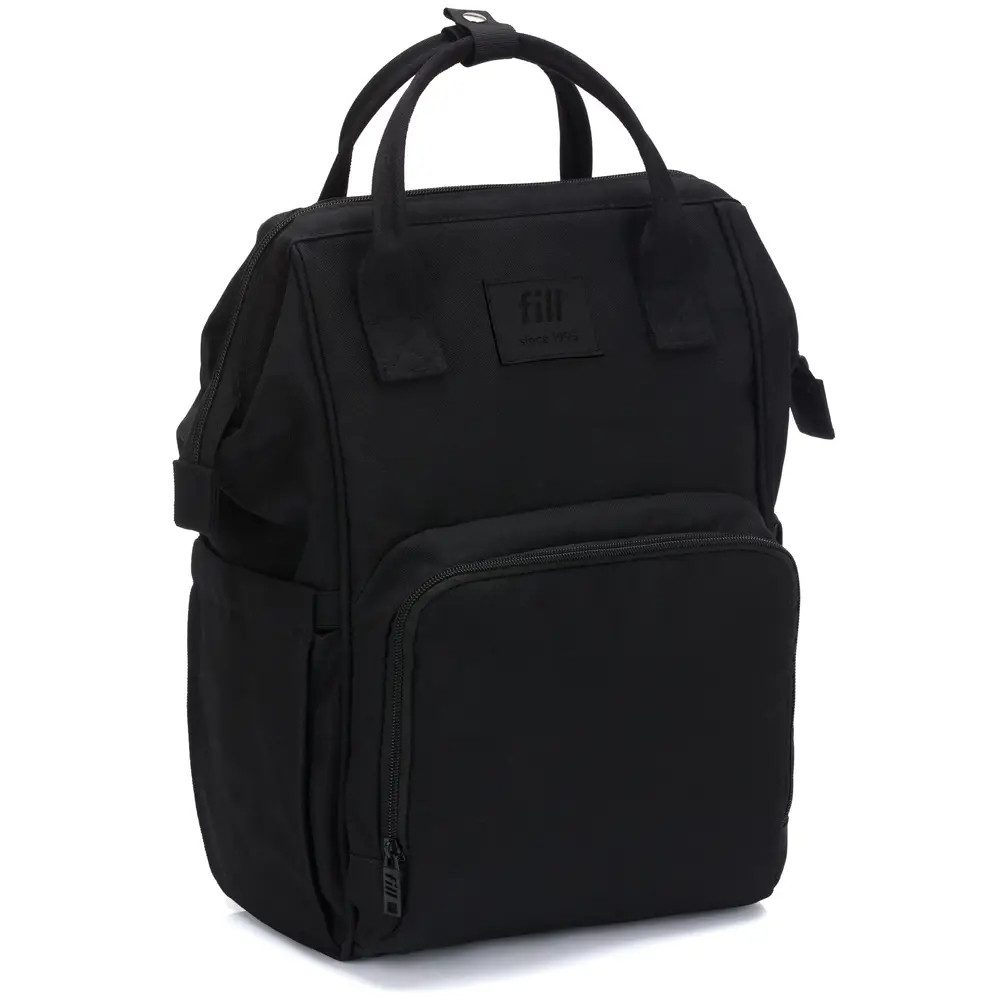 Fillikid Wickeltasche Wickelrucksack Barcelona schwarz