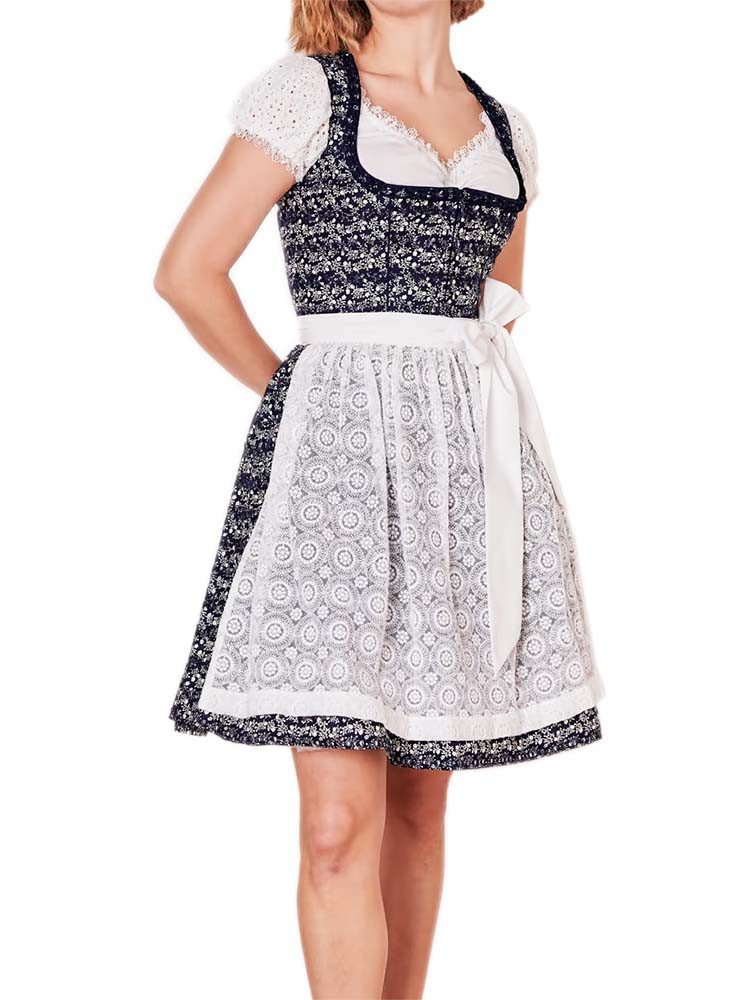 Krüger Madl Dirndl Dirndl Minna 50cm Länge marine