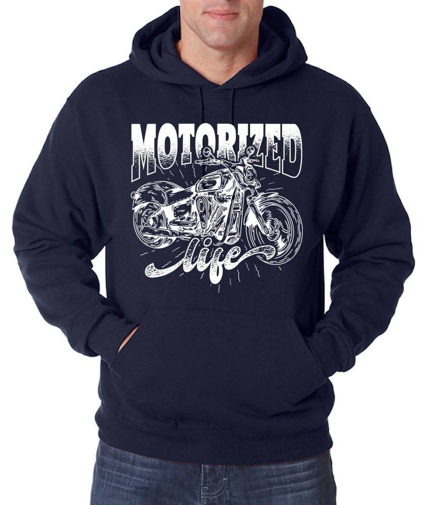 Kapuzenpullover Motorized life Herren Hoodie Pullover
