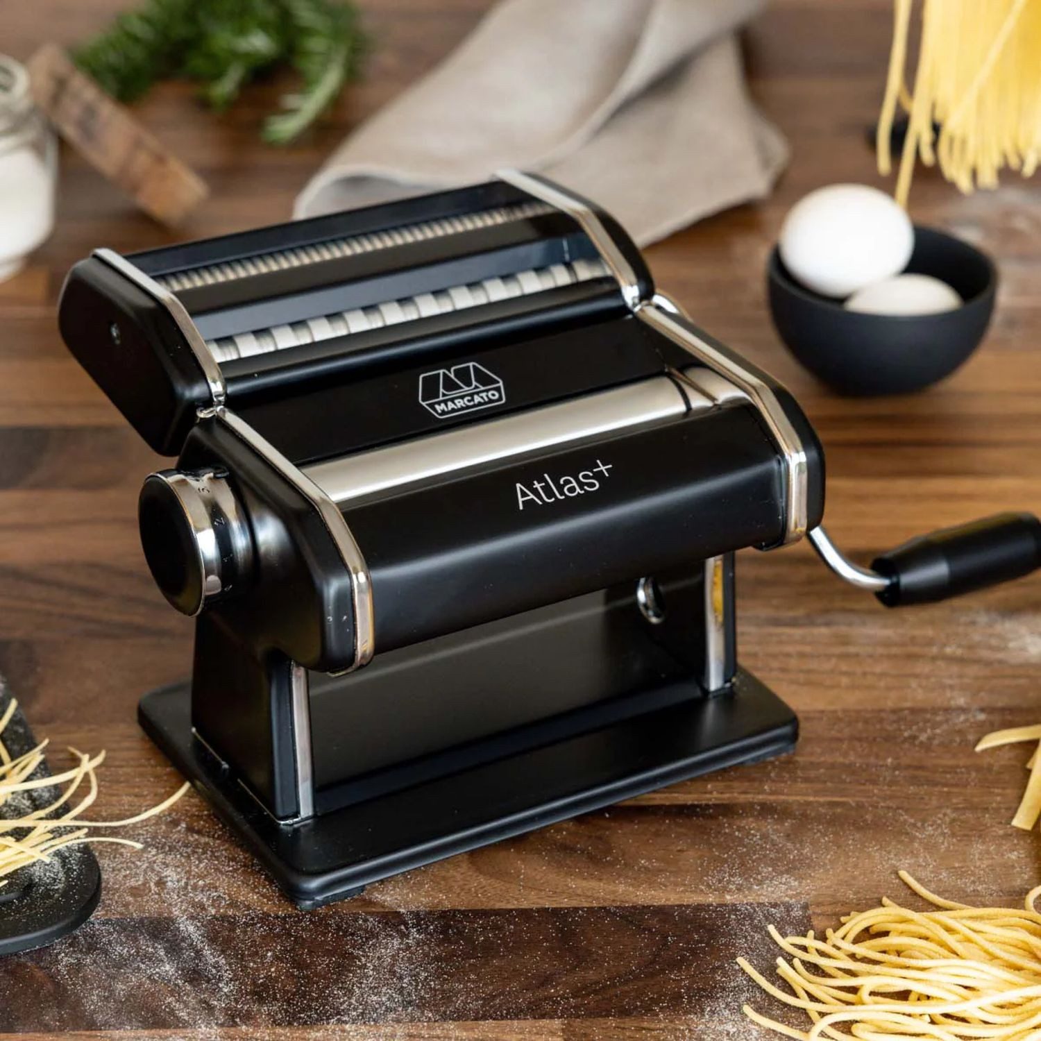 Marcato Nudelmaschine Atlas+ Black